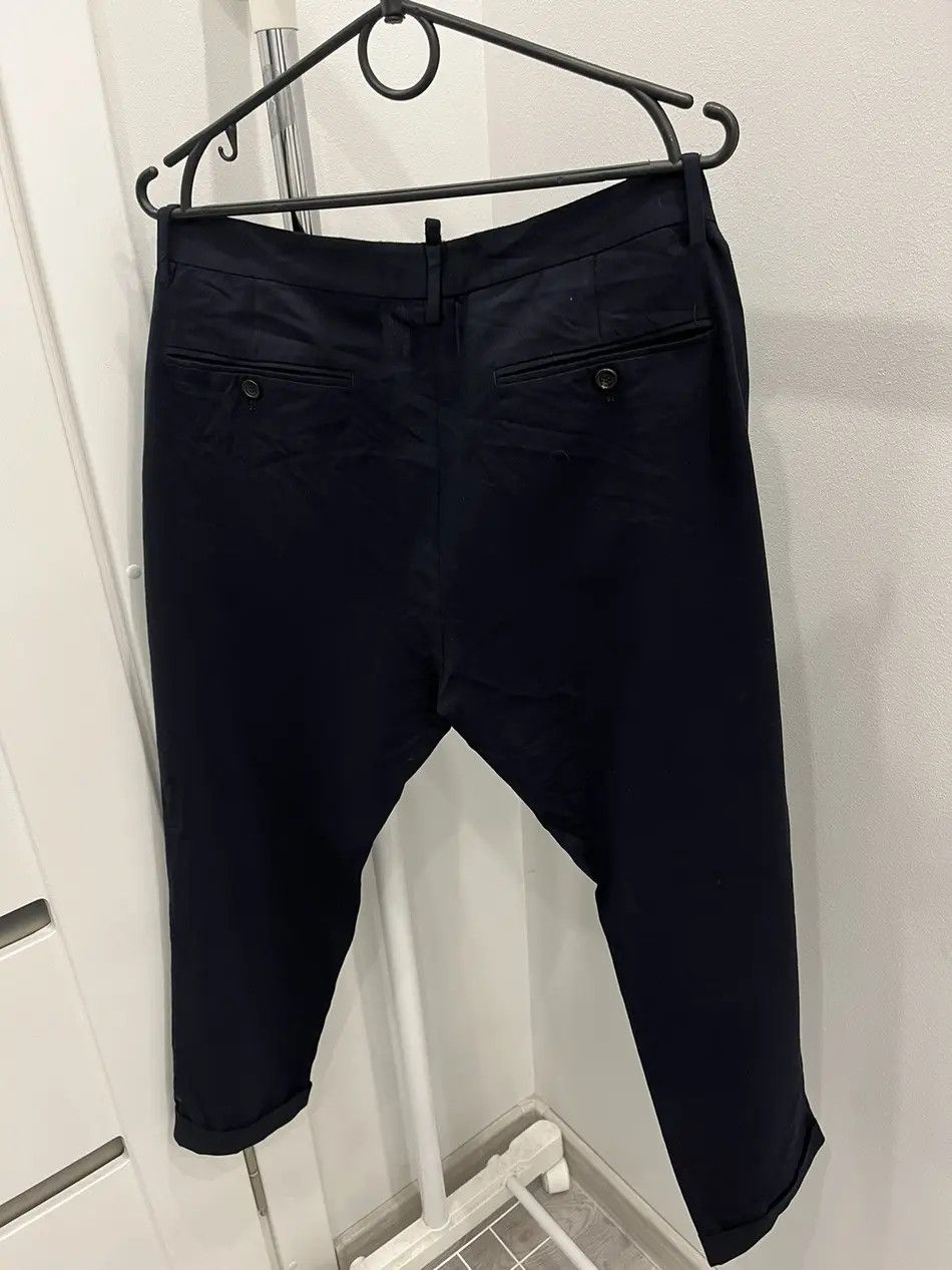 Dsquared2 Dsquared2 Wide Leg Wool Trousers Size US 30 / EU 46 - 2 Thumbnail