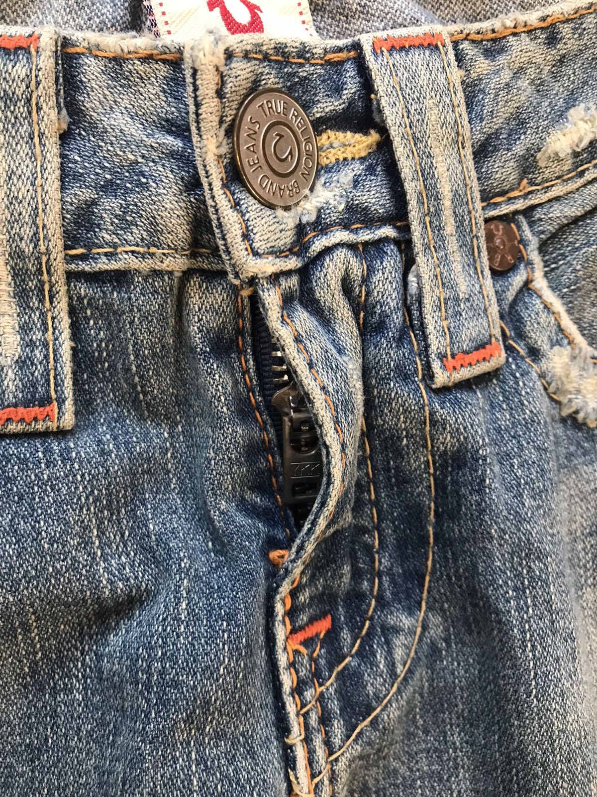 True Religion × Vintage Vintage true religion 🍄‍🟫 patch work bootcut denim Size 28" / US 6 / IT 42 - 5 Thumbnail