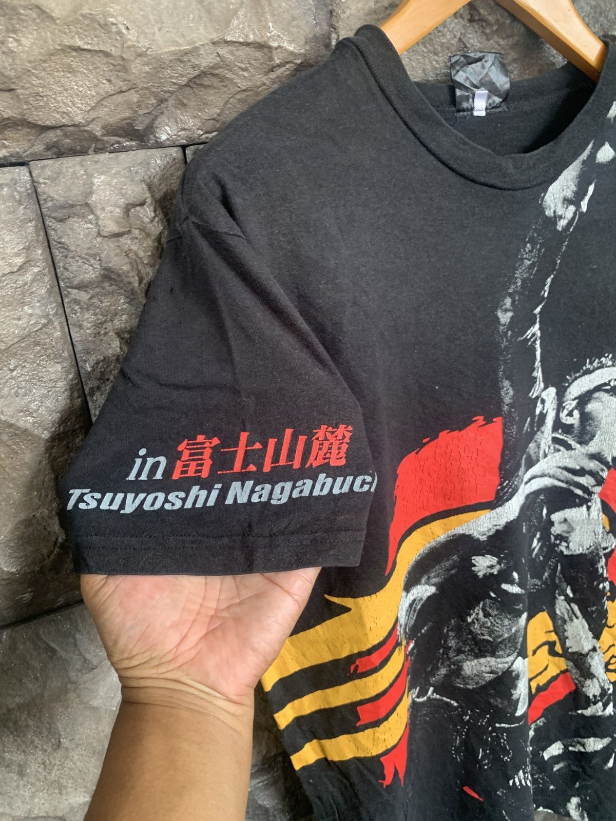 Japanese Brand Vintage Tsuyoshi Nagabuchi J Pop Japanese Singer T shirt Size US M / EU 48-50 / 2 - 4 Thumbnail