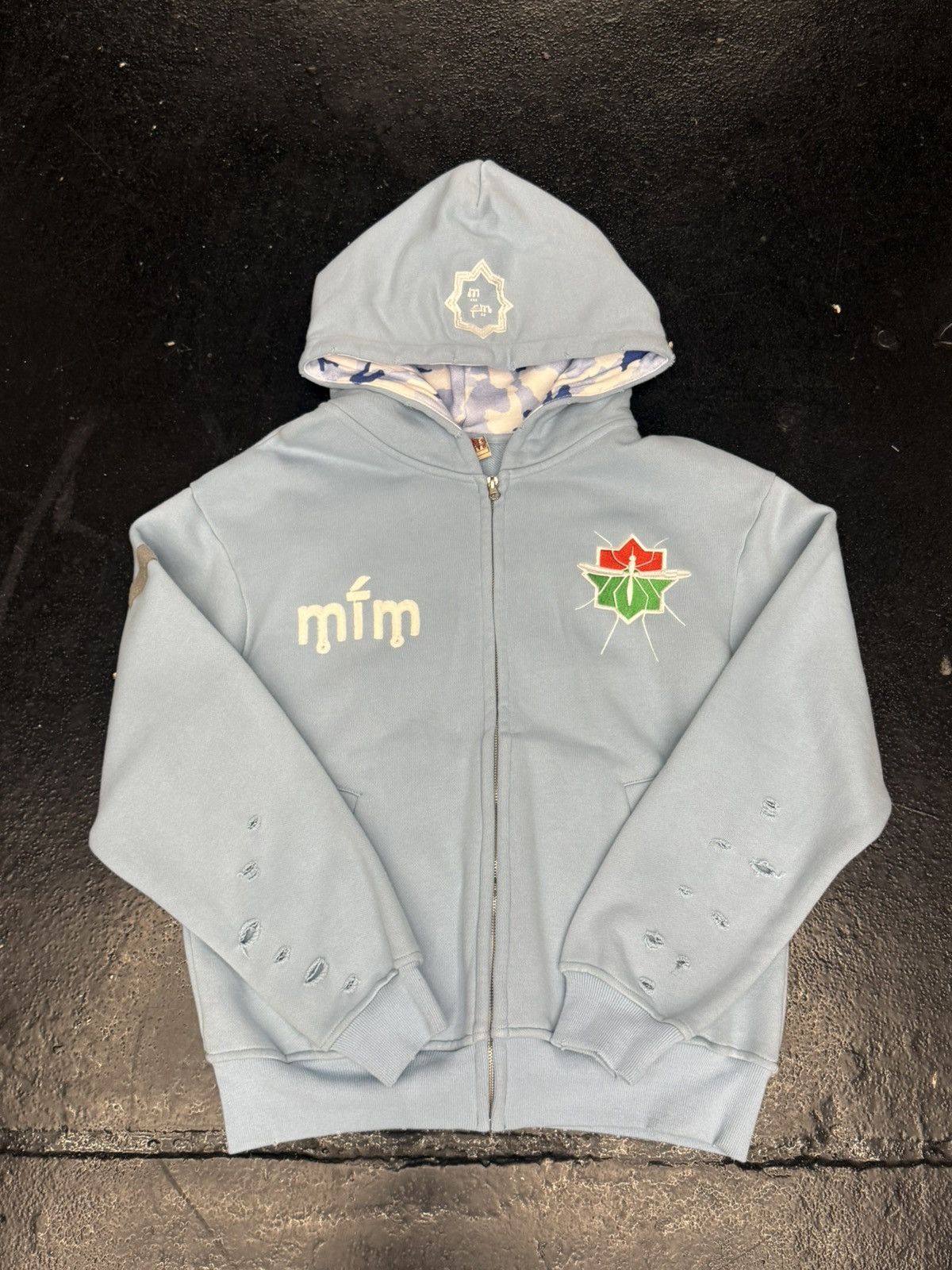 murd333r.fm MURD333R FM GLOBAL LIGHT BLUE ZIPUP Size US S / EU 44-46 / 1 - 1 Thumbnail
