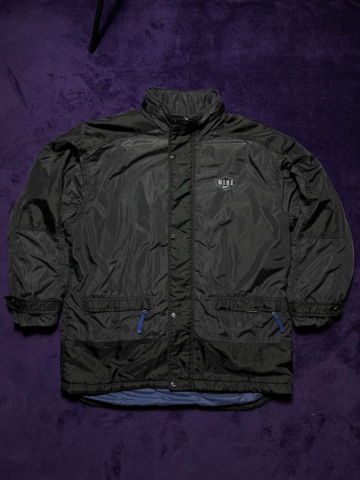 Nike × Nike ACG × Vintage Vintage 80s-90s Nike nylon retro jacket big logo Size US L / EU 52-54 / 3 - 3 Thumbnail