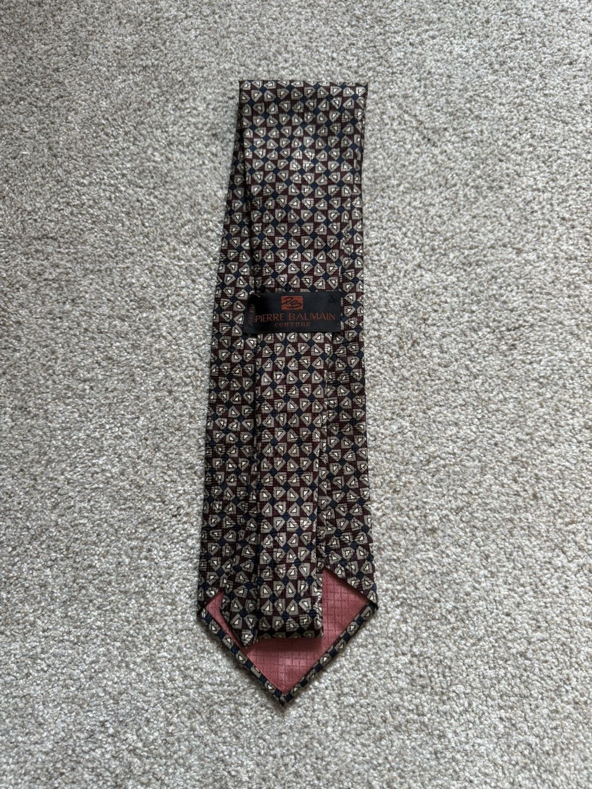 Pierre Balmain Pierre Balmain Couture Silk Necktie Size ONE SIZE - 3 Thumbnail
