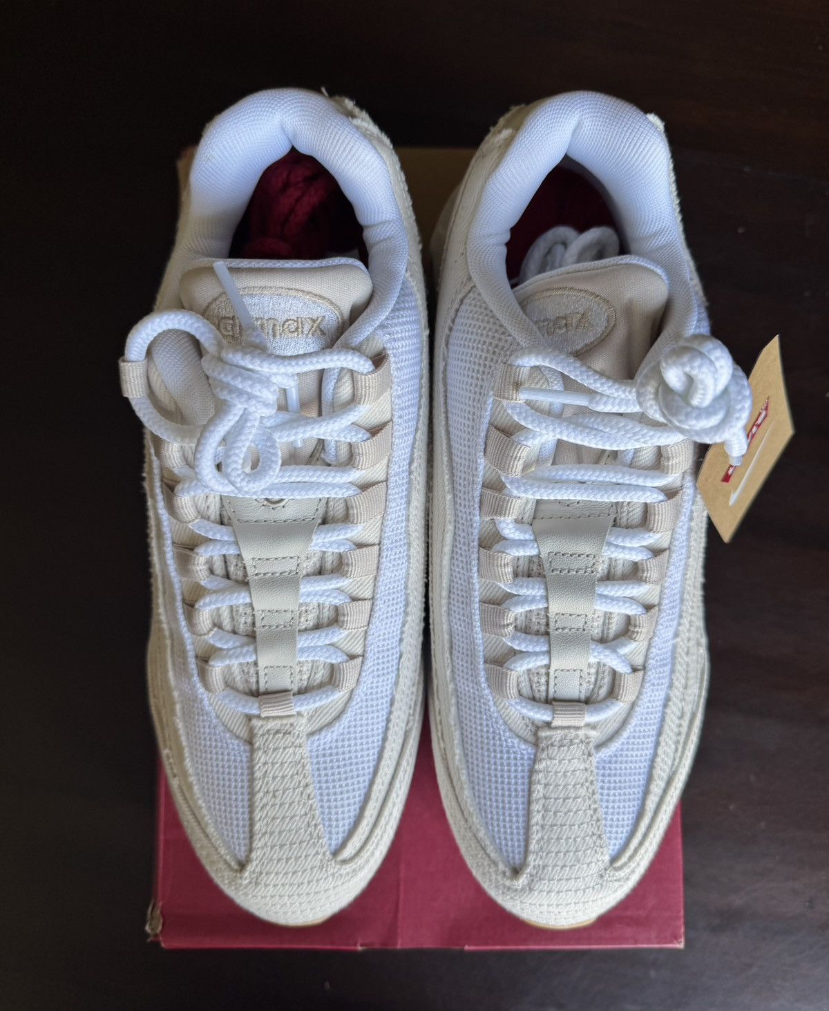 Levi's × Nike Levi's x Nike Air Max 95 OG Light Orewood Brown Denim Size US 8 / EU 41 - 3 Thumbnail