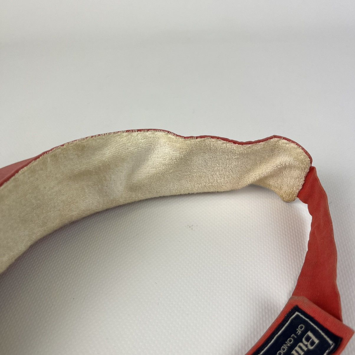 Burberry Vintage Burberrys of England Burberry Golf Visor Cap Red Top Size ONE SIZE - 12 Thumbnail