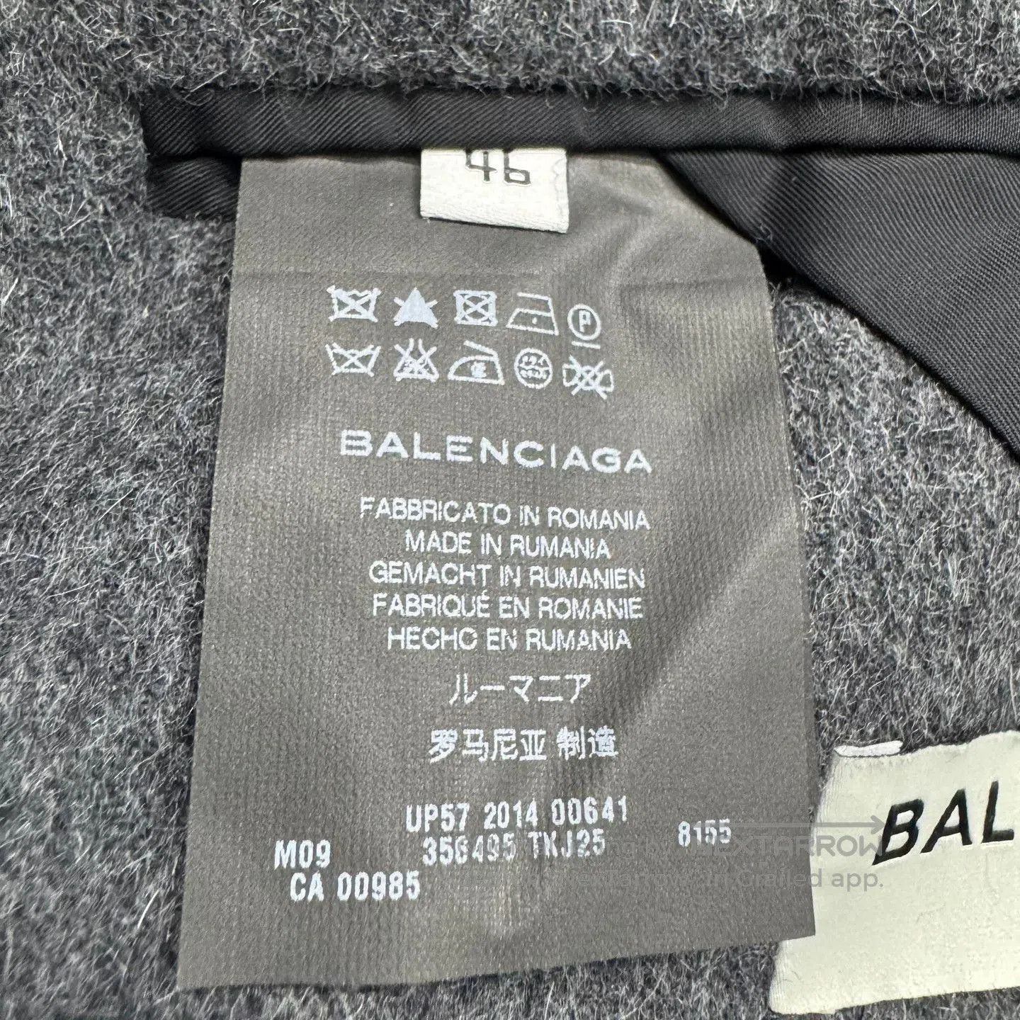 Balenciaga Balenciaga Colorblock Wool Coat. Size US S / EU 44-46 / 1 - 3 Thumbnail