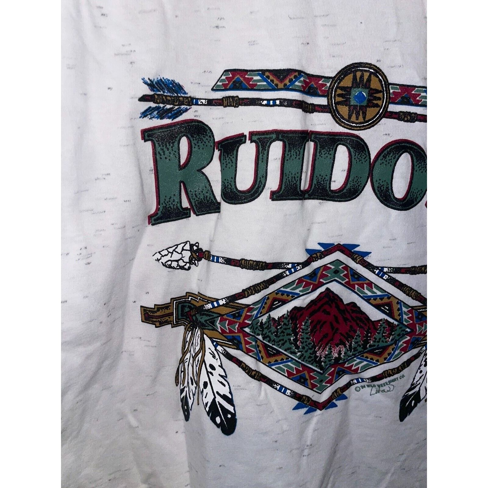 Vintage Vintage New Mexico Shirt Ruidoso Nature Speckled White L Tee Size US L / EU 52-54 / 3 - 3 Thumbnail