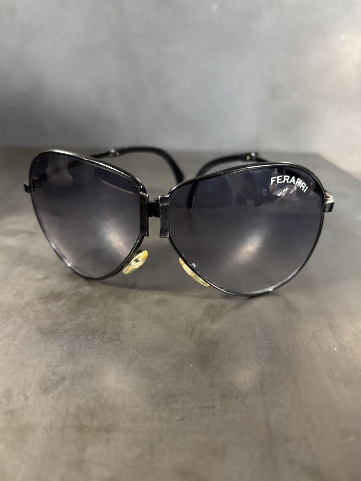 Vintage Vintage Ferrari Sunglasses Folding Aviators Car 1980s 1990s Size ONE SIZE - 5 Thumbnail