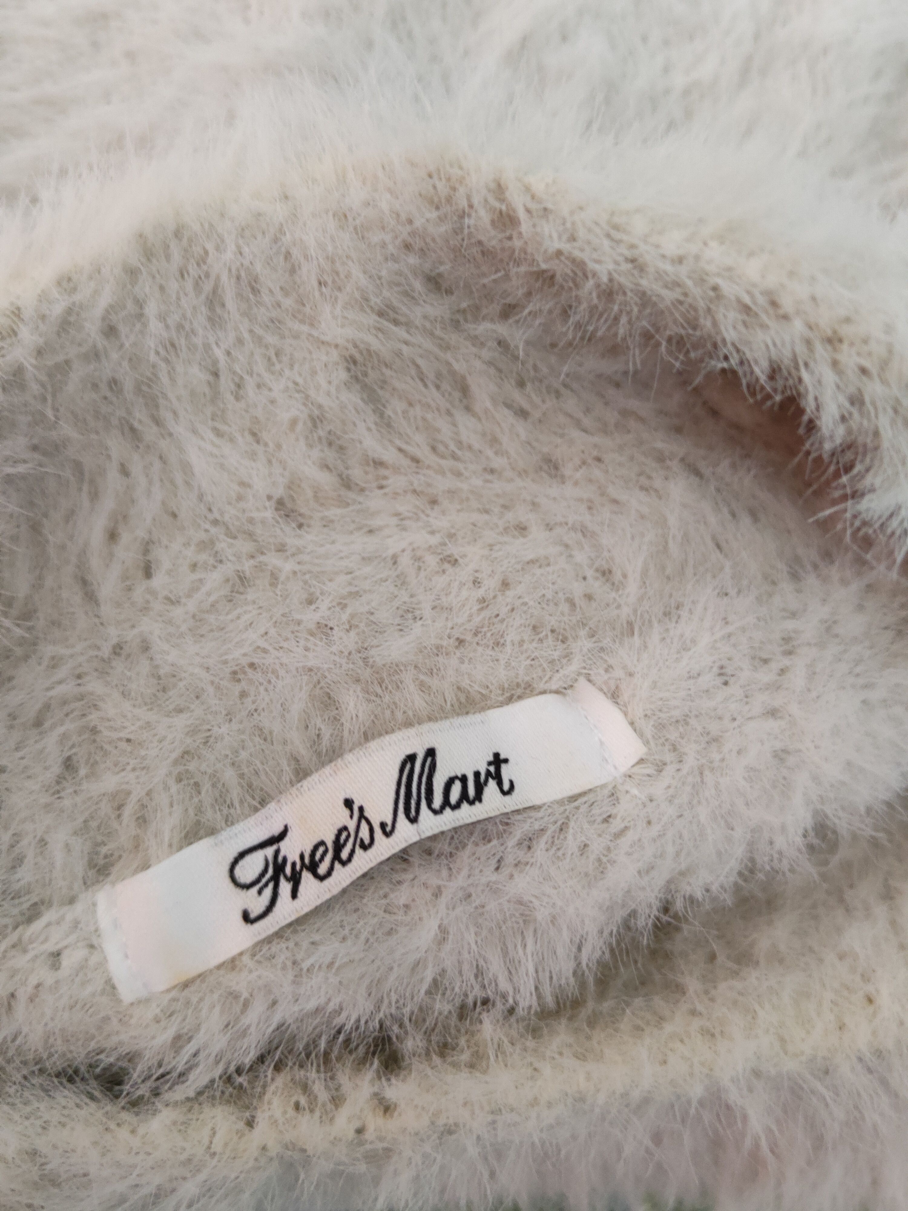 Japanese Brand Free's Mart Gray Shag Shaggy Fur Mohair Knitwear #S1924 Size S / US 4 / IT 40 - 12 Thumbnail