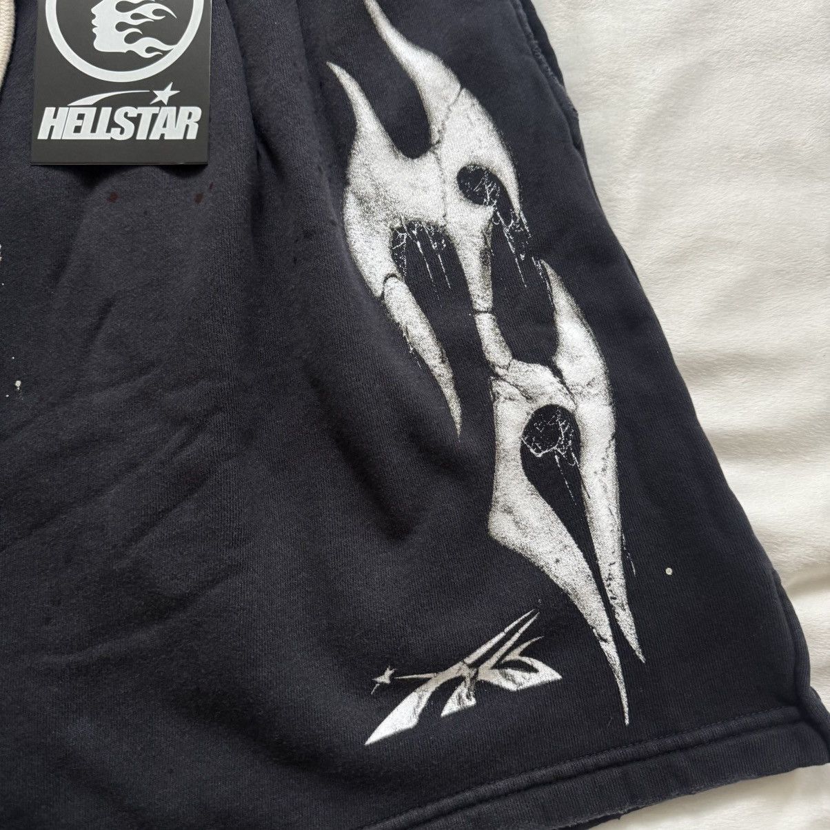HELLSTAR Hellstar Spiderweb Sport Logo Shorts Size US 36 / EU 52 - 2 Thumbnail