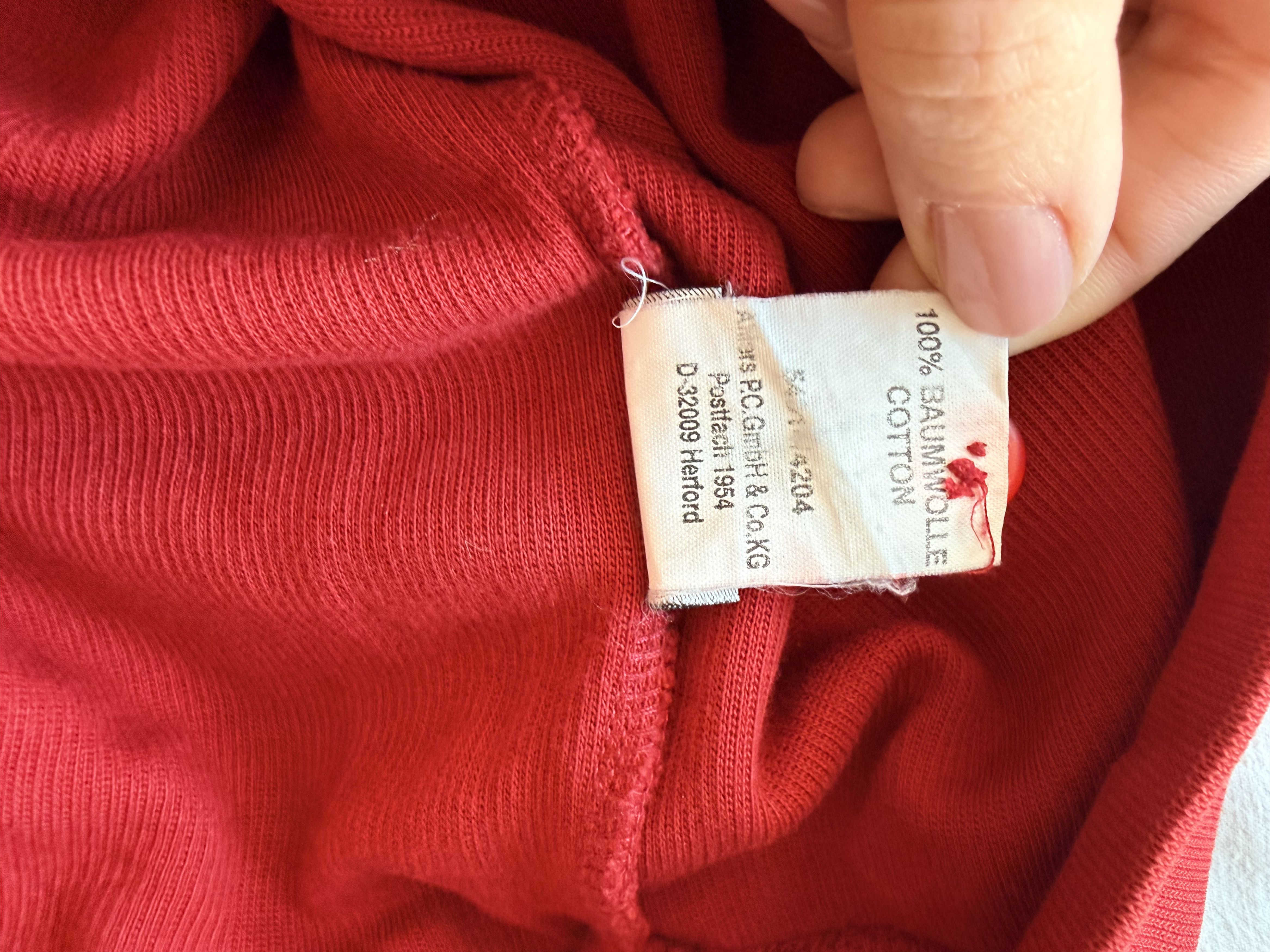 Pierre Cardin Vintage 90s Pierre Cardin Maroon Polo Sweatshirt – Size L Size US L / EU 52-54 / 3 - 6 Thumbnail