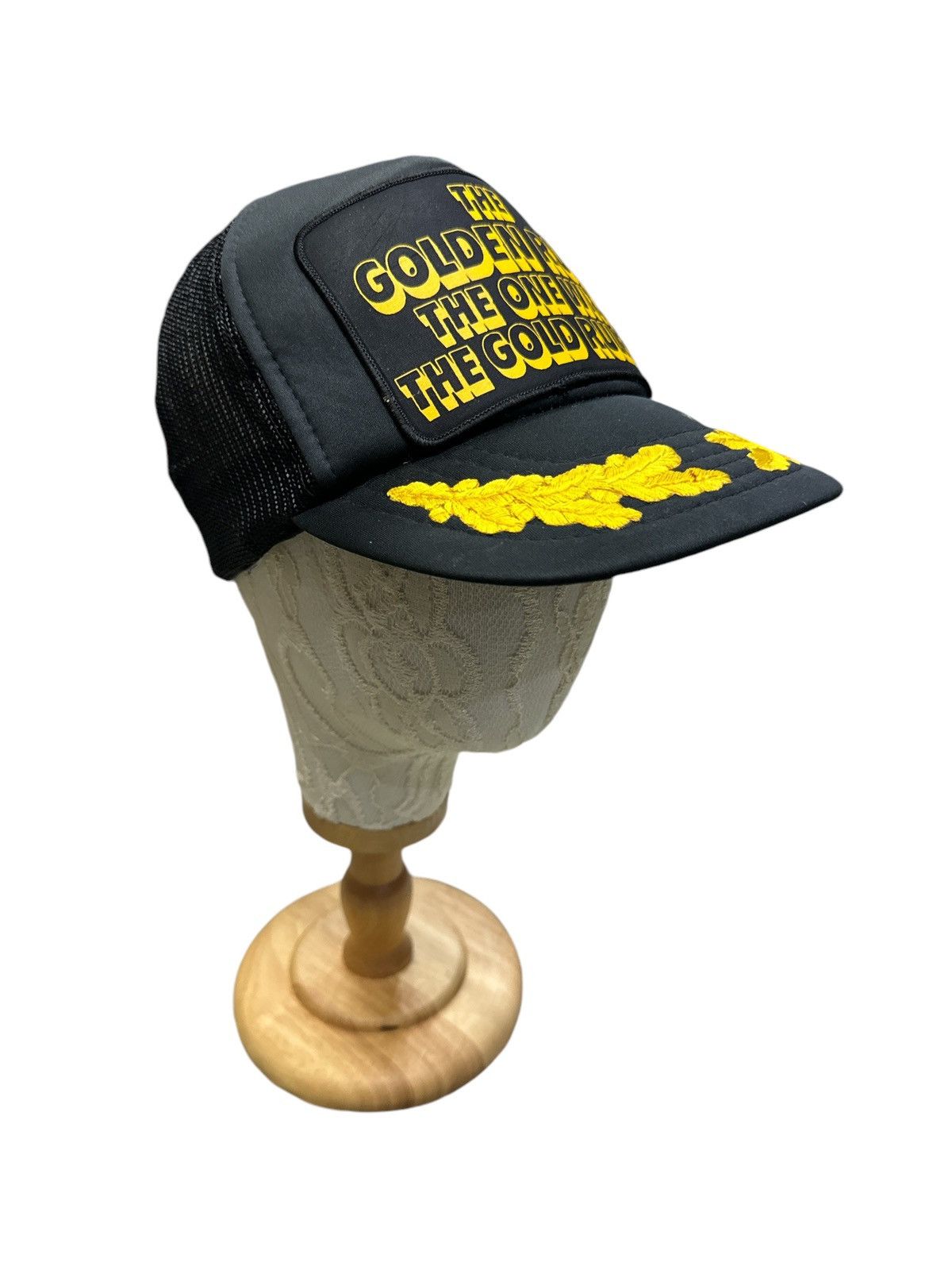 Vintage THE GOLDEN RULE THE ONE WITH THE GOLD RULES TRUCKER CAP Size ONE SIZE - 2 Thumbnail