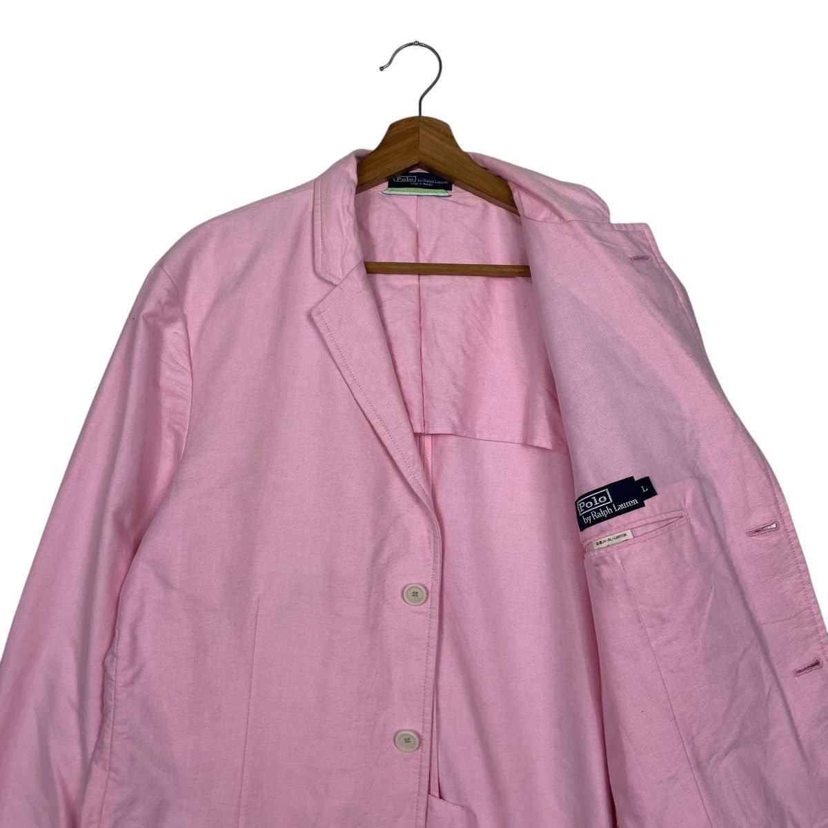 Polo Ralph Lauren Vtg Polo Ralph Lauren Pink Casual Jacket Size US M / EU 48-50 / 2 - 10 Thumbnail