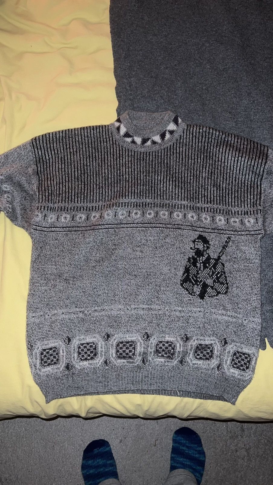 Vintage Lasa , Italian hunting sweater Size US M / EU 48-50 / 2 - 1 Thumbnail