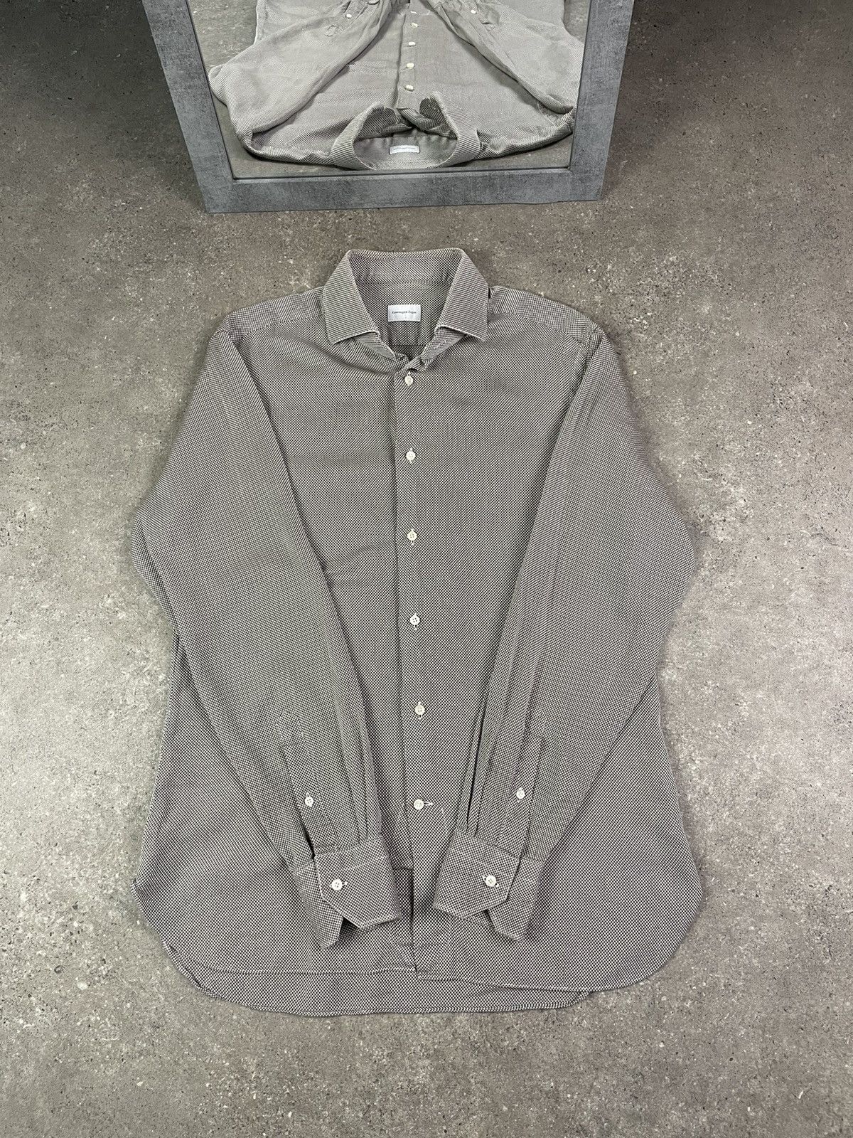 Ermenegildo Zegna Ermenegildo Zegna Button Up Shirt Size US M / EU 48-50 / 2 - 1 Thumbnail
