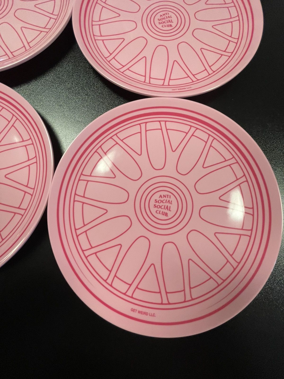 Anti Social Social Club Anti Social Social Club ASSC Track Speed Plates Size ONE SIZE - 4 Thumbnail