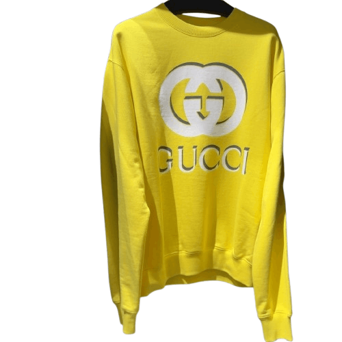 Gucci o1loc1c0925 Neck Cotton Sweatshirt in Yellow Size US XXL / EU 58 / 5 - 1 Preview