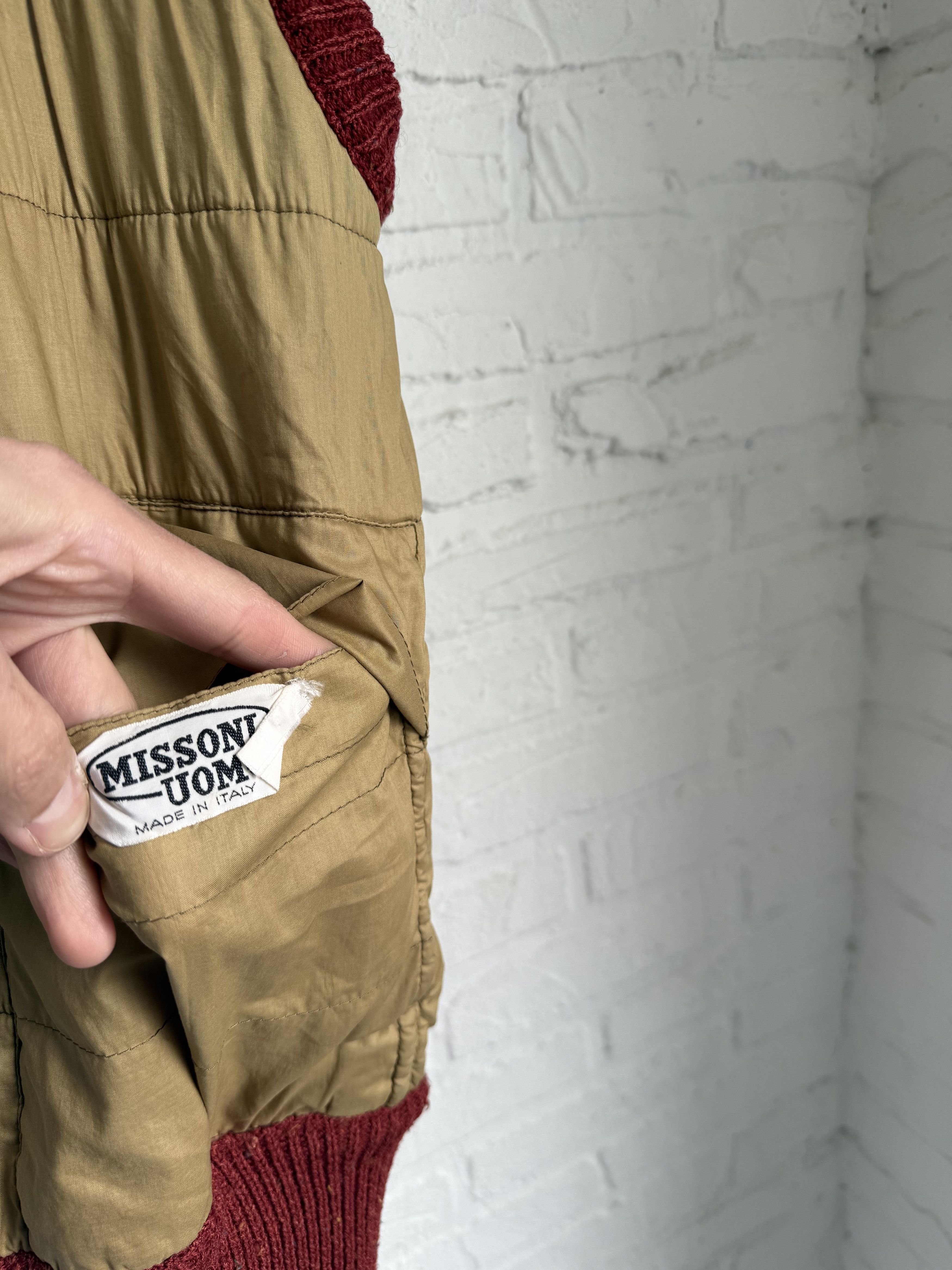 Missoni Vintage Missoni Uomo Reversible Vest Knit & Gilet jacket Size US S / EU 44-46 / 1 - 3 Thumbnail