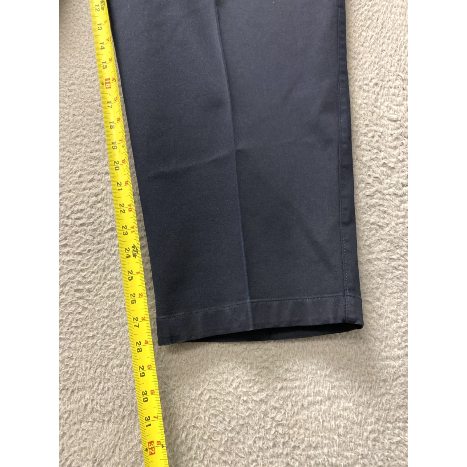 Vintage Oak Hill Pants Mens 54 Big & Tall Chino Straight Deep Navy 28in Inseam Flat Front Pocketed Regular 50in Waist Casual Workwear Business Shirt? Size US 38 / EU 54 - 4 Thumbnail