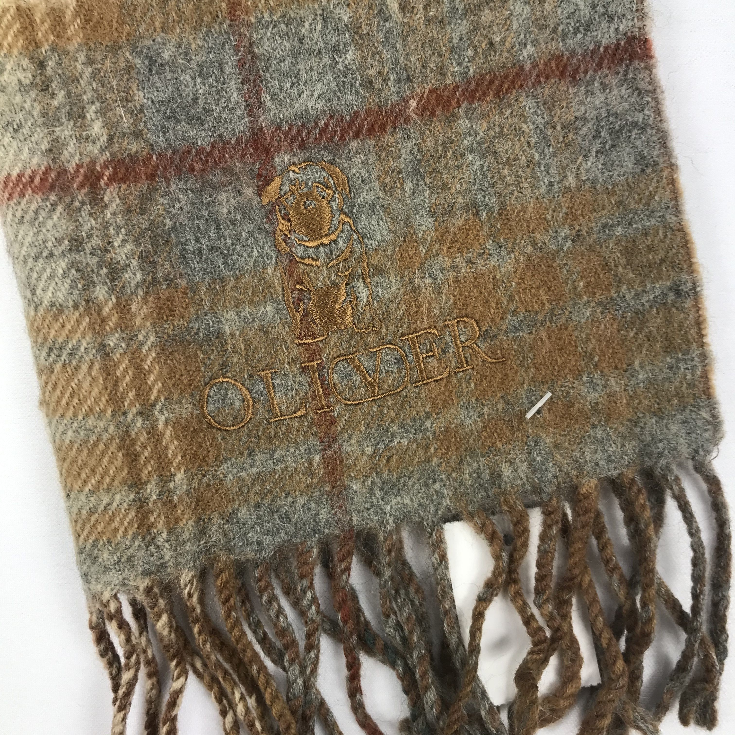 Vintage Vintage Oliver Scarf Muffler Wool Cashmere Scarves Size ONE SIZE - 4 Thumbnail