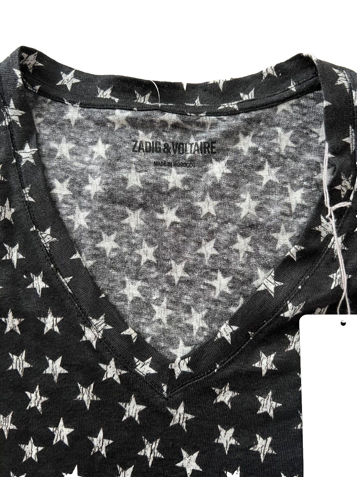Zadig & Voltaire Zadig & Voltaire Archie Nova Stars Tee Black ( XS ) Size XS / US 0-2 / IT 36-38 - 2 Thumbnail