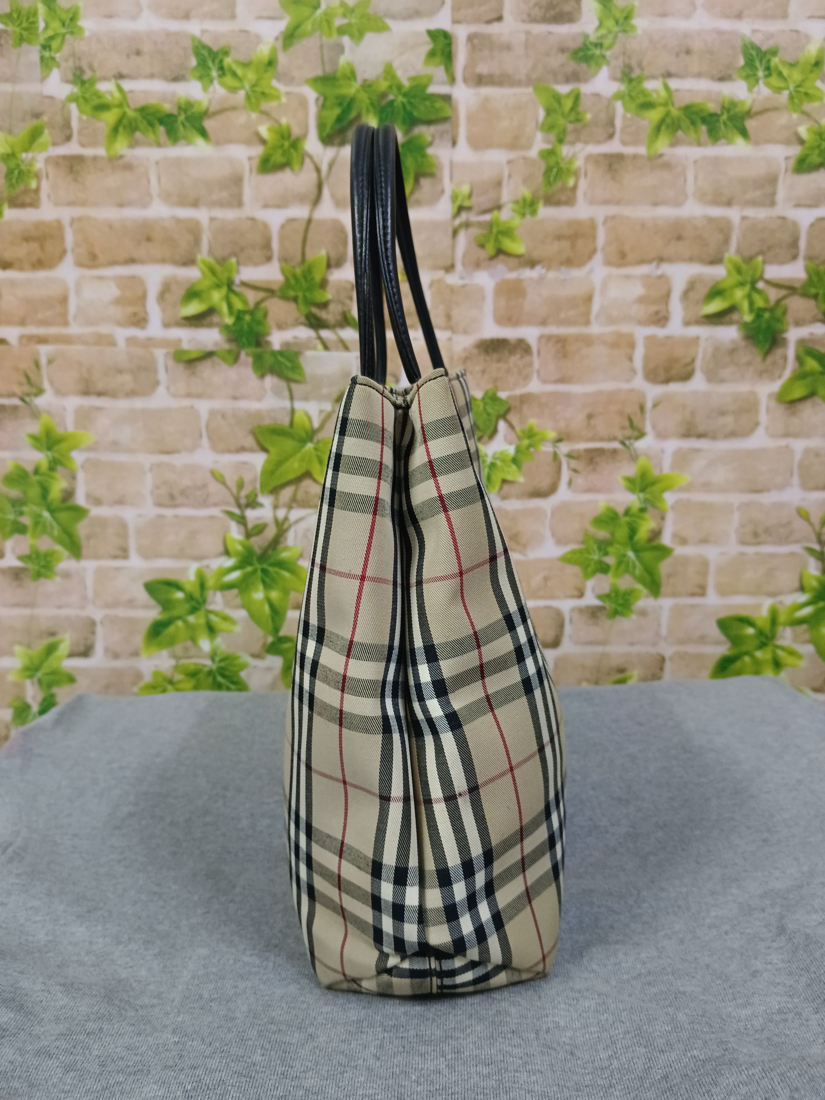 Burberry BURBERRY LONDON NOVA CHECK HANDLE BAG Size ONE SIZE - 4 Thumbnail