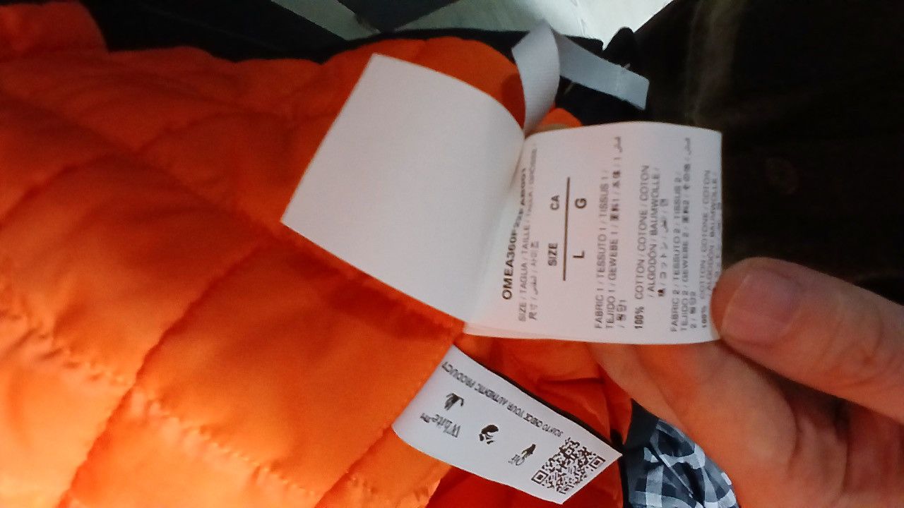 Off-White off white hoodie bomber jacket Size US L / EU 52-54 / 3 - 4 Thumbnail