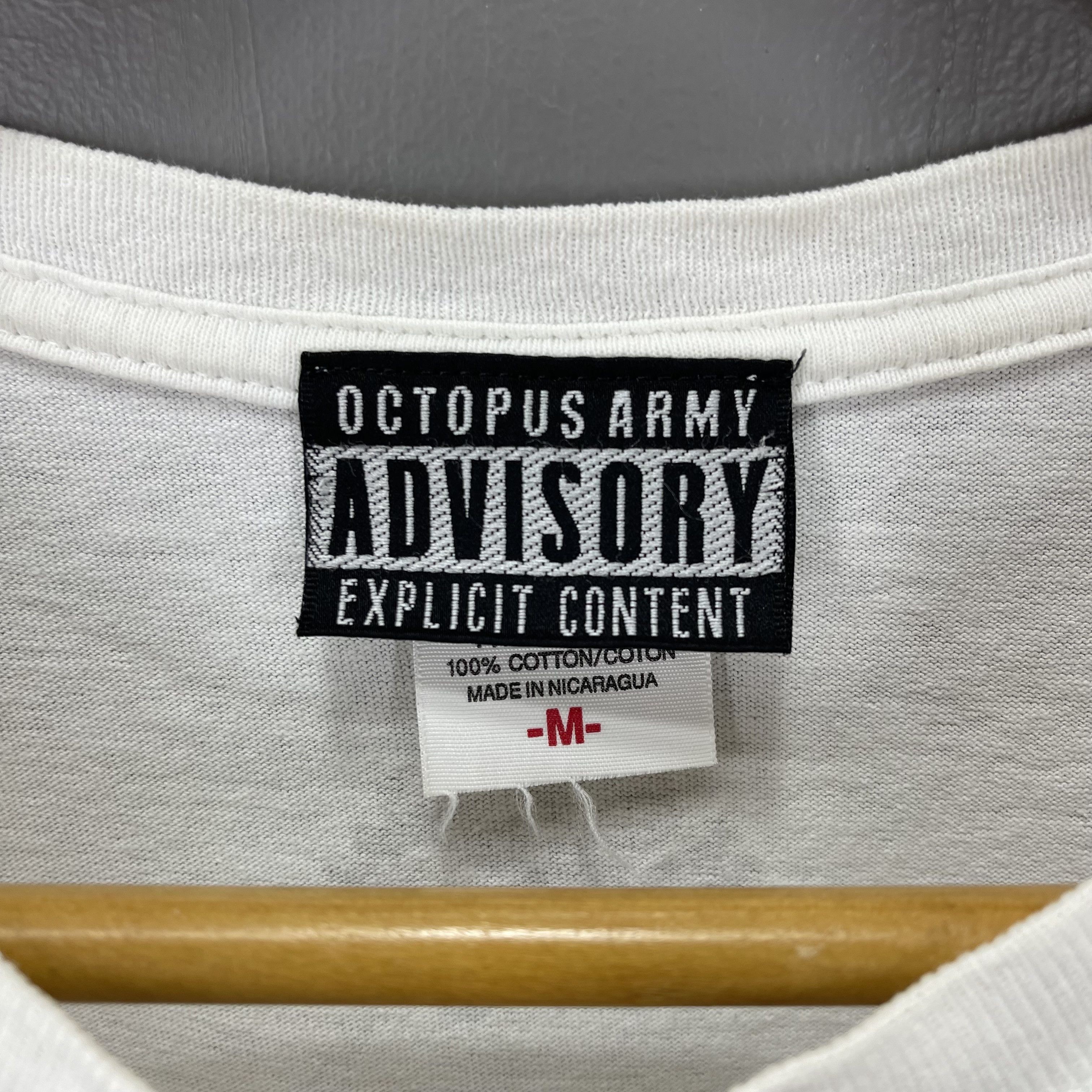 Anvil Rare OCTOPUS ARMY Skull Sucker T Shirt #1766/07 Size US M / EU 48-50 / 2 - 4 Thumbnail