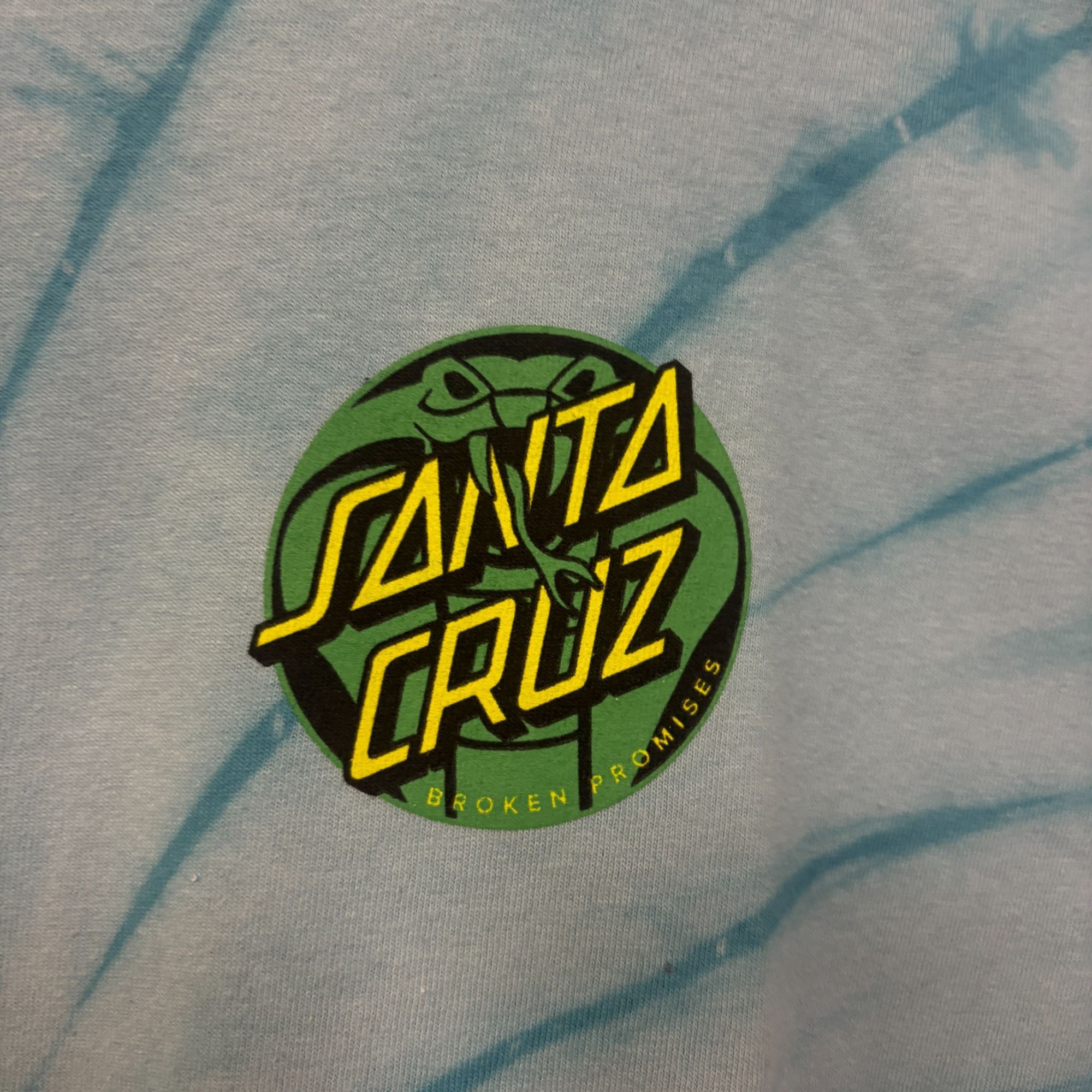 Band Tees Broken Promises x Santa Cruz tiedye collab tshirt size mediu Size US M / EU 48-50 / 2 - 5 Thumbnail