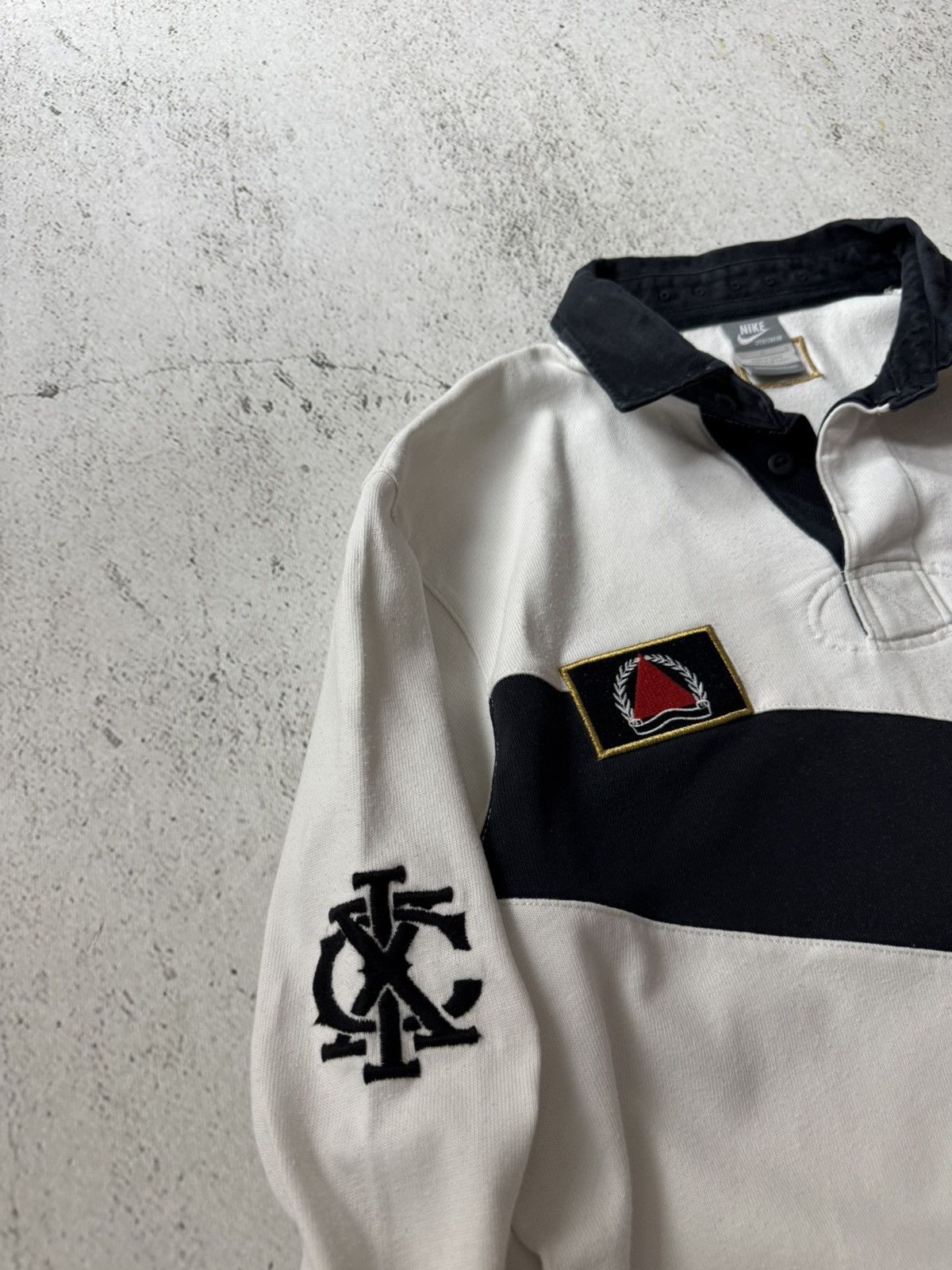 Nike × Vintage Nike Vintage Brazil Canarinho Caldeirao 10 Regby Long Sleeve Size US L / EU 52-54 / 3 - 9 Thumbnail