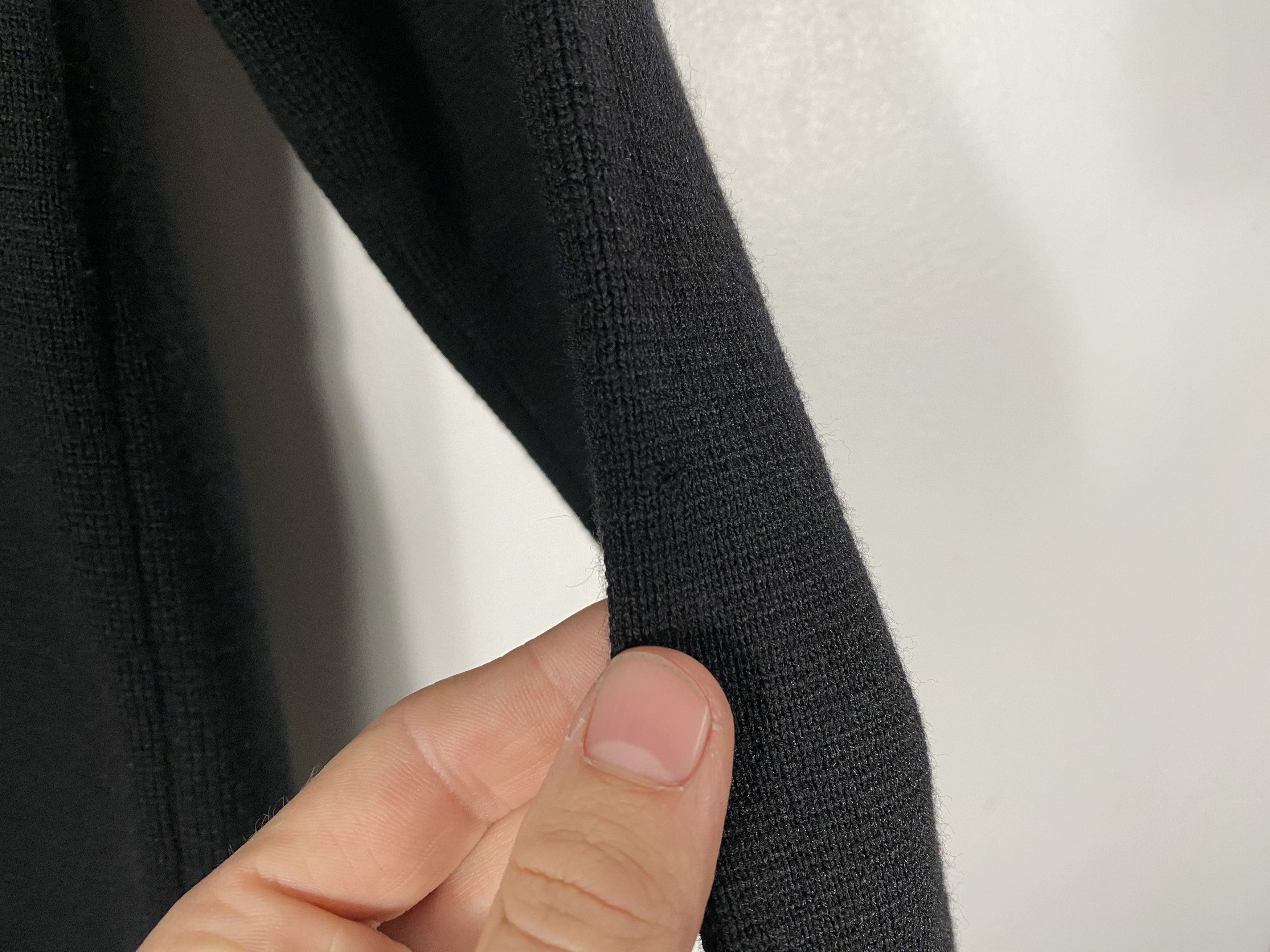 Burberry Burberry Brit Asymmetrical Biker knit sweater black Size S / US 4 / IT 40 - 9 Thumbnail