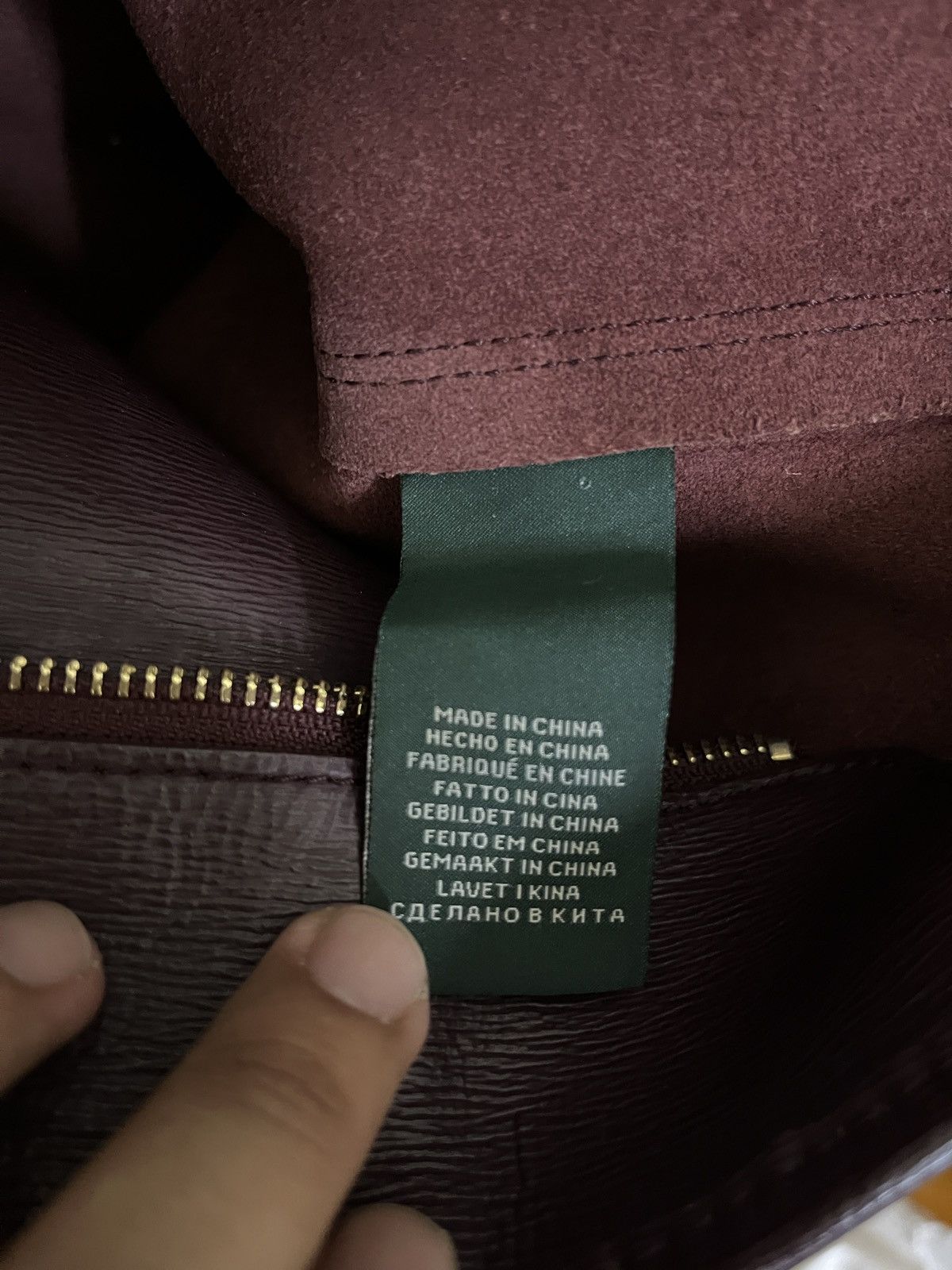 Lauren Ralph Lauren Lauren Ralph Lauren Cowhide Burgundy Size ONE SIZE - 8 Thumbnail