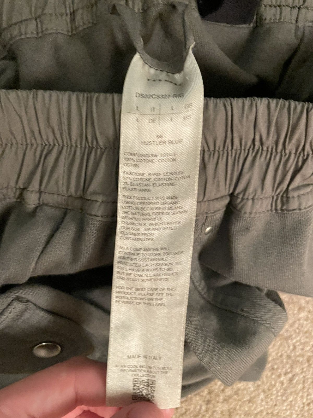 Rick Owens Rick Owens Belas Hustler Blue Lounge Pants Size US 34 / EU 50 - 7 Thumbnail