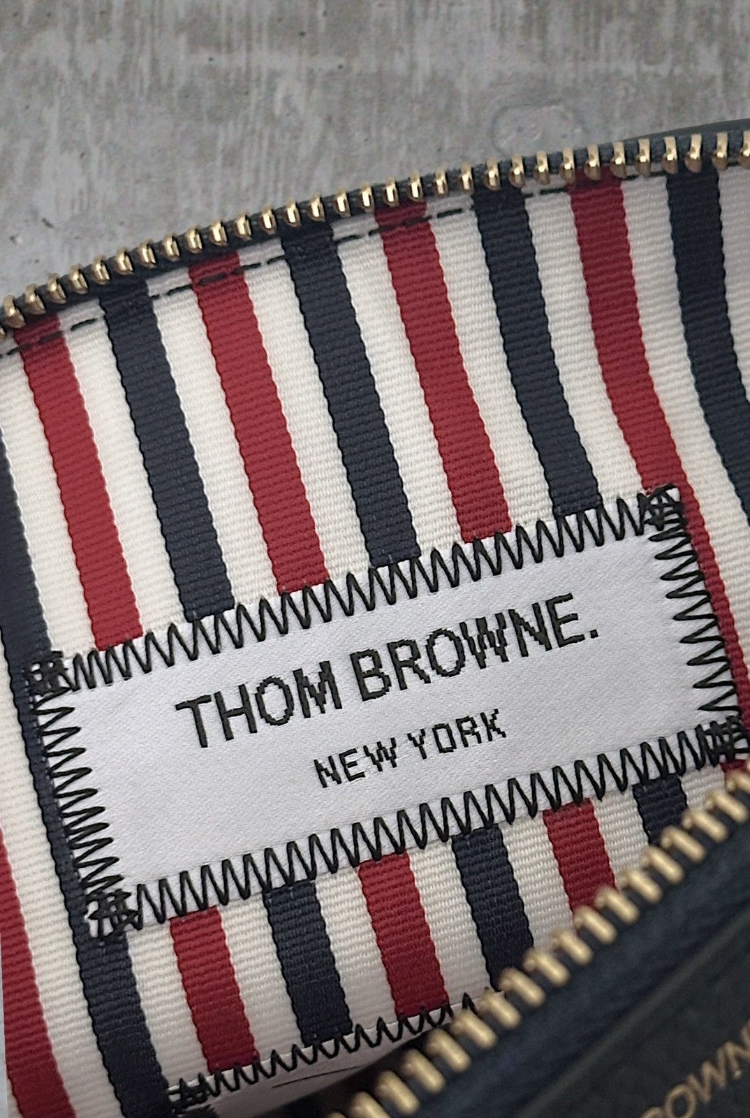 Thom Browne Thom Browne Tweed Zip Pouch Size ONE SIZE - 11 Thumbnail