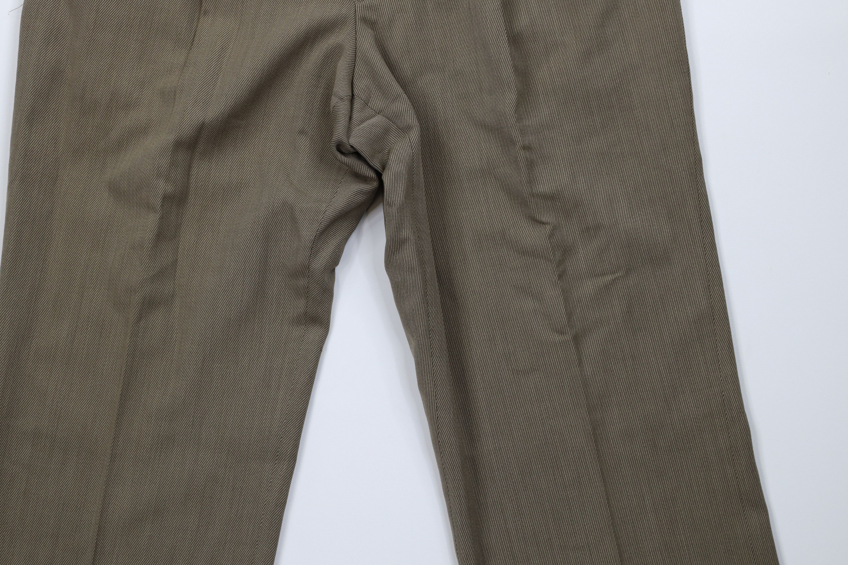 Vintage Vintage 70s Streetwear Wool Blend Whipcord Chino Pants USA Size US 36 / EU 52 - 3 Thumbnail