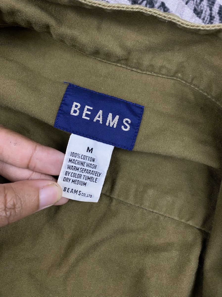 Beams Plus Vtg Beams Olive Green Shortsleeve Zipper Jacket Size US M / EU 48-50 / 2 - 6 Thumbnail