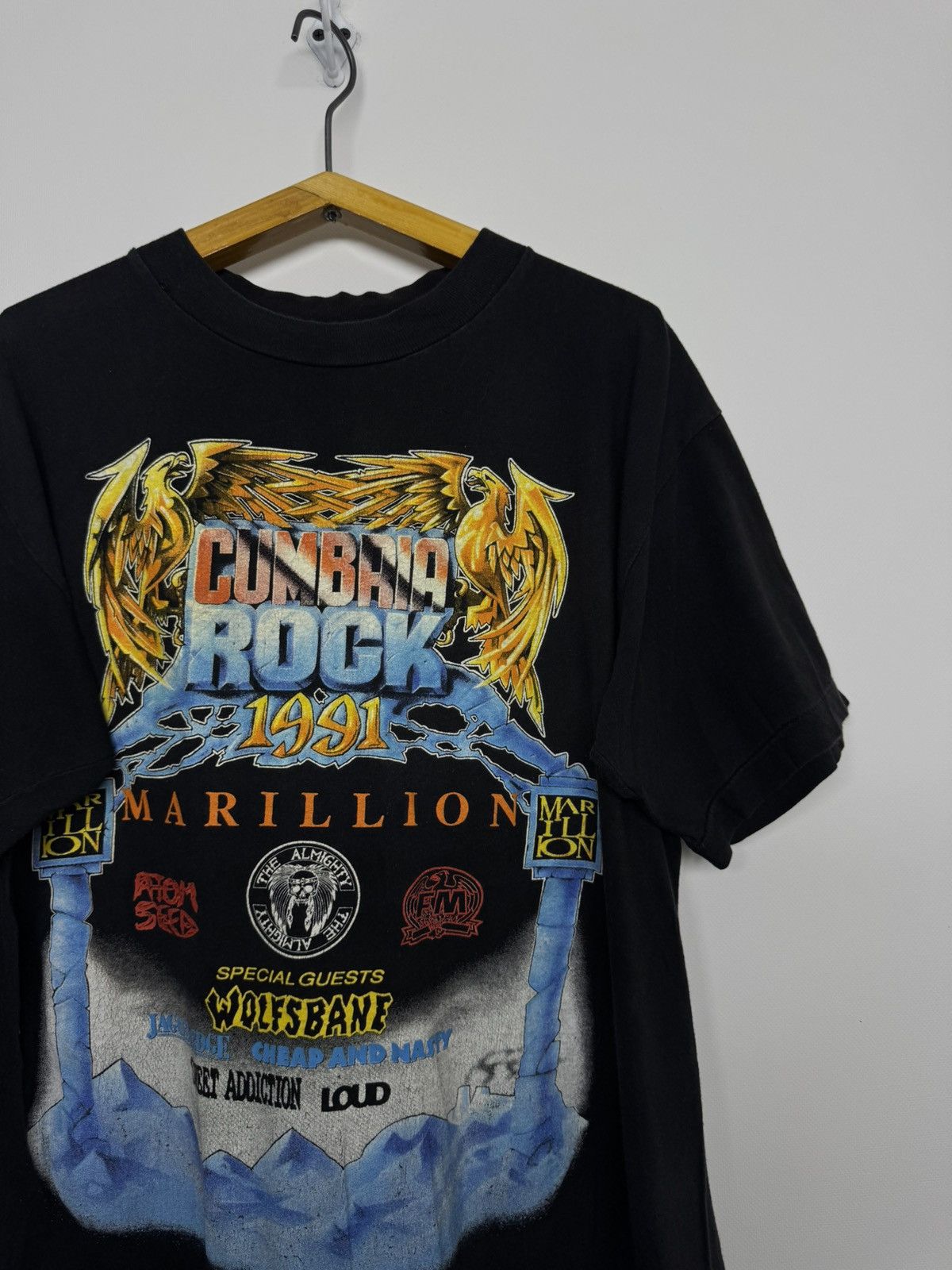Vintage Vintage Y2k Marillion «Holidays in Eden Tour 1991» T-Shirt Size US L / EU 52-54 / 3 - 8 Thumbnail