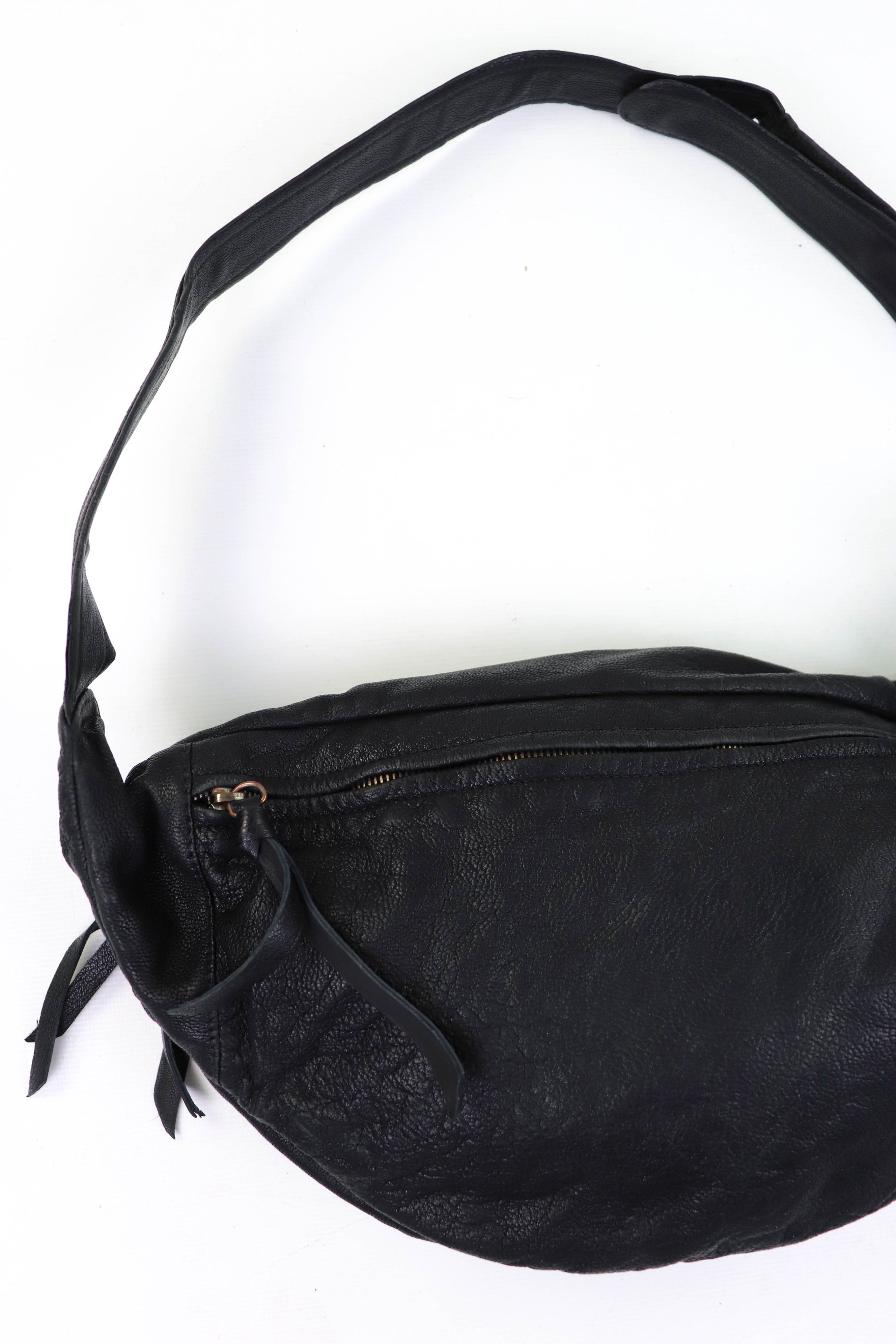 Genuine Leather YVONNE KONE (Womens?) Black Leather Oversized Albi Bum Bag Size ONE SIZE - 8 Thumbnail