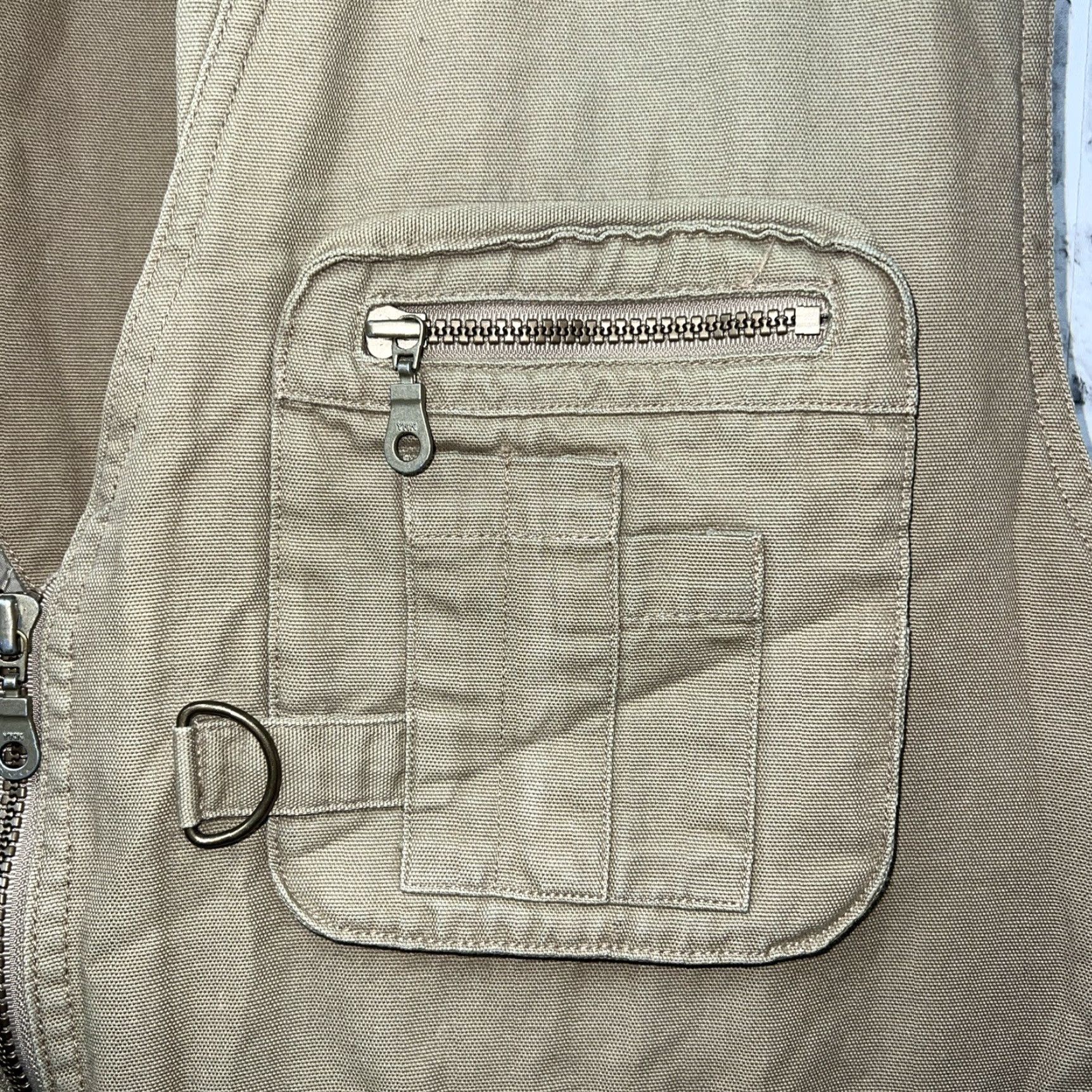 Vintage St Johns Bay Rugged Canvas Safari Hunting Beige Vest Mens Size L Size US L / EU 52-54 / 3 - 4 Thumbnail