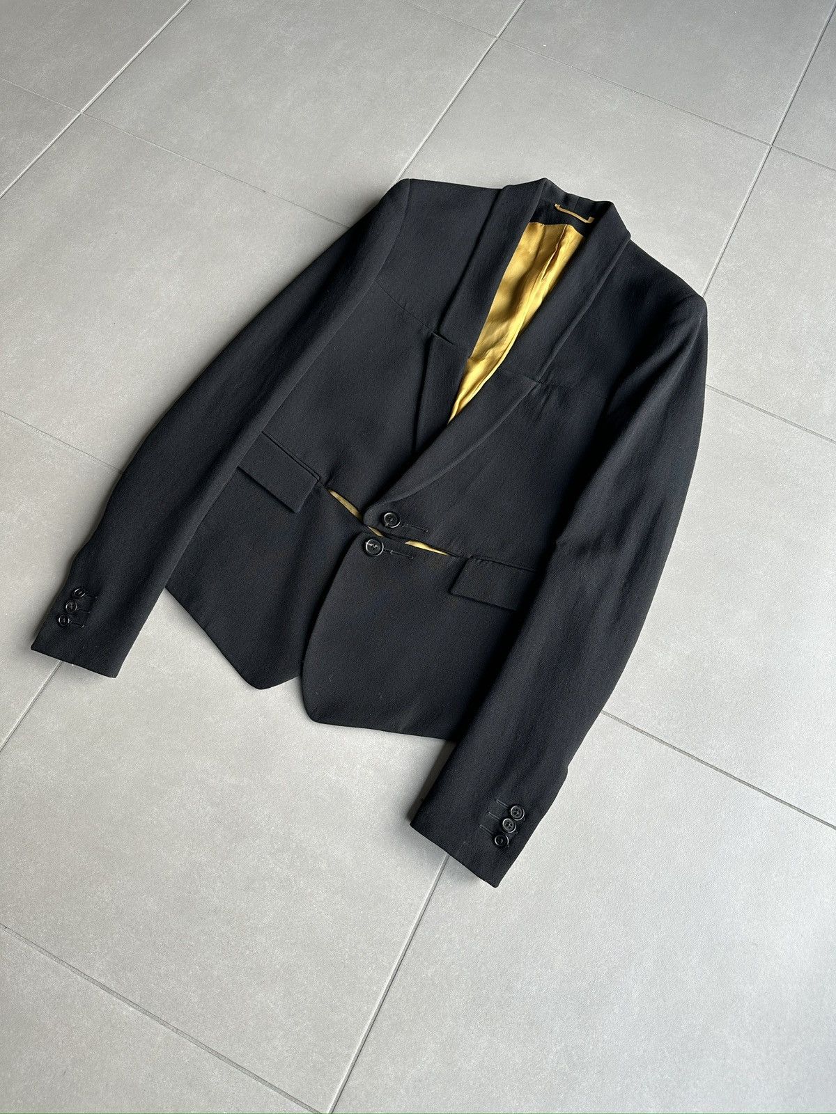 Ann Demeulemeester Ann Demeulemeester AW11 Split tailored jacket Size US S / EU 44-46 / 1 - 5 Thumbnail