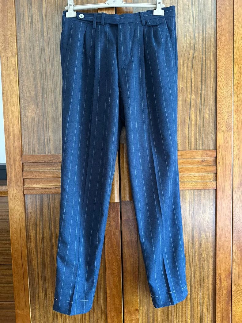 Brunello Cucinelli Brunello Cucinelli Men's Striped Trousers - dmc Size US 38 / EU 54 - 1 Thumbnail