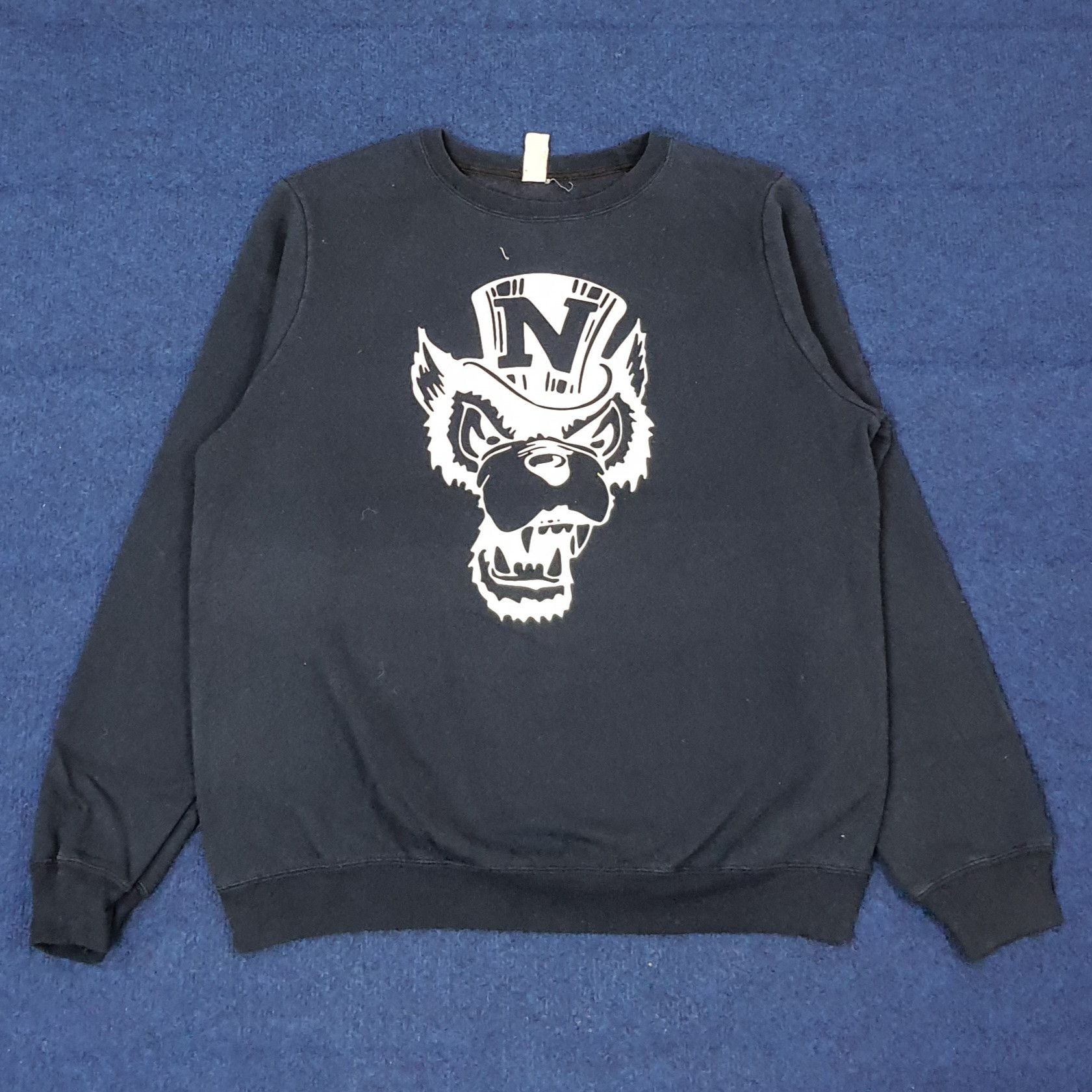 District UNITED ARROWS Vintage Retro Willie The Wildcats Northwestern Sweatshirt Size US M / EU 48-50 / 2 - 1 Thumbnail