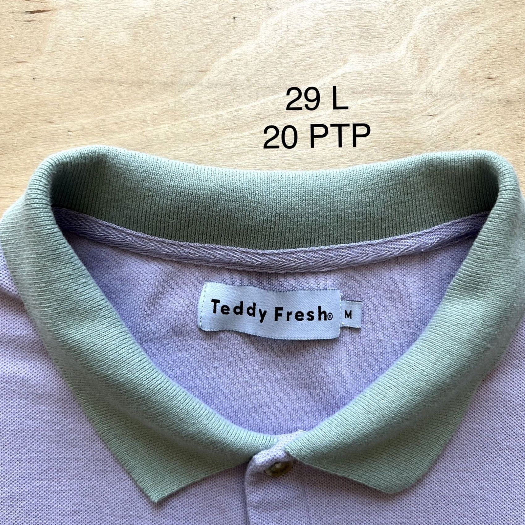 Teddy Fresh Teddy Fresh Polo Shirt Multicolor Color Block Long Sleeve Mens Shirt Polo Size US M / EU 48-50 / 2 - 4 Thumbnail