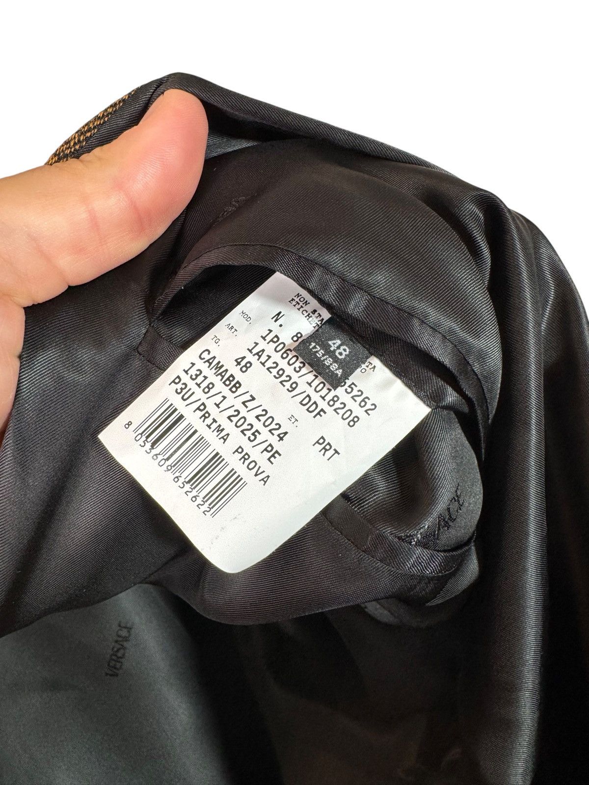 Versace Versace Men’s Brown Coat with Medusa Details Size 48 IT Size US M / EU 48-50 / 2 - 9 Thumbnail