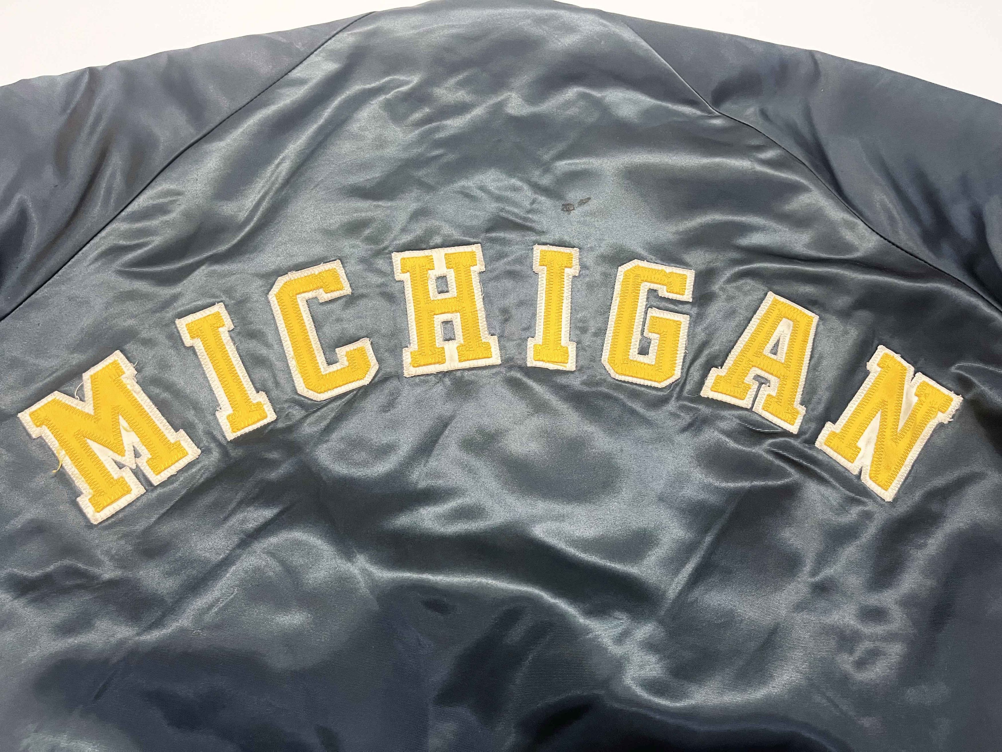 Chalk Line Vintage Chalk Line Michigan Wolverines NCAA Bomber Jacket Size US L / EU 52-54 / 3 - 6 Thumbnail