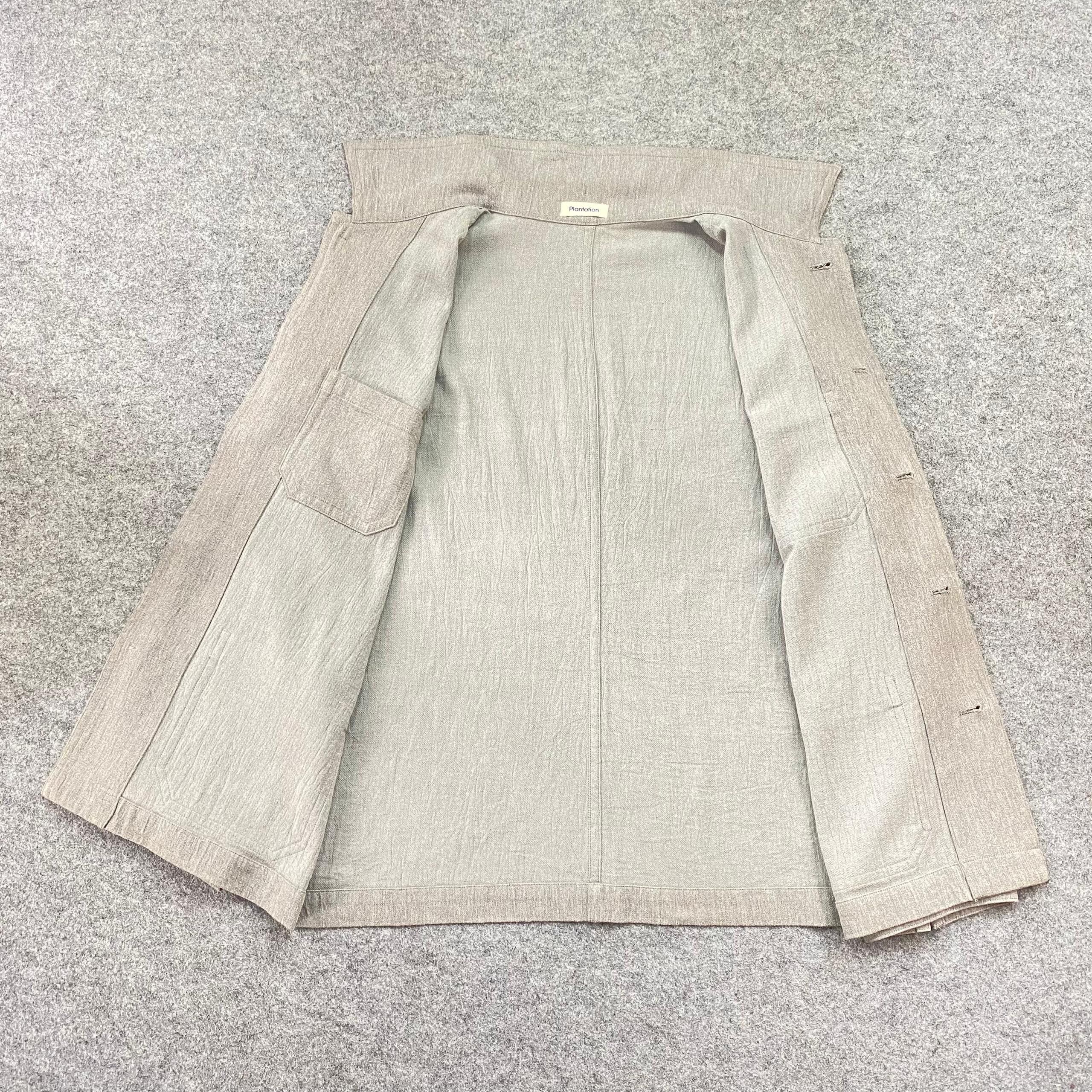 Issey Miyake Vintage Plantation Workwear Jacket Size US L / EU 52-54 / 3 - 3 Thumbnail