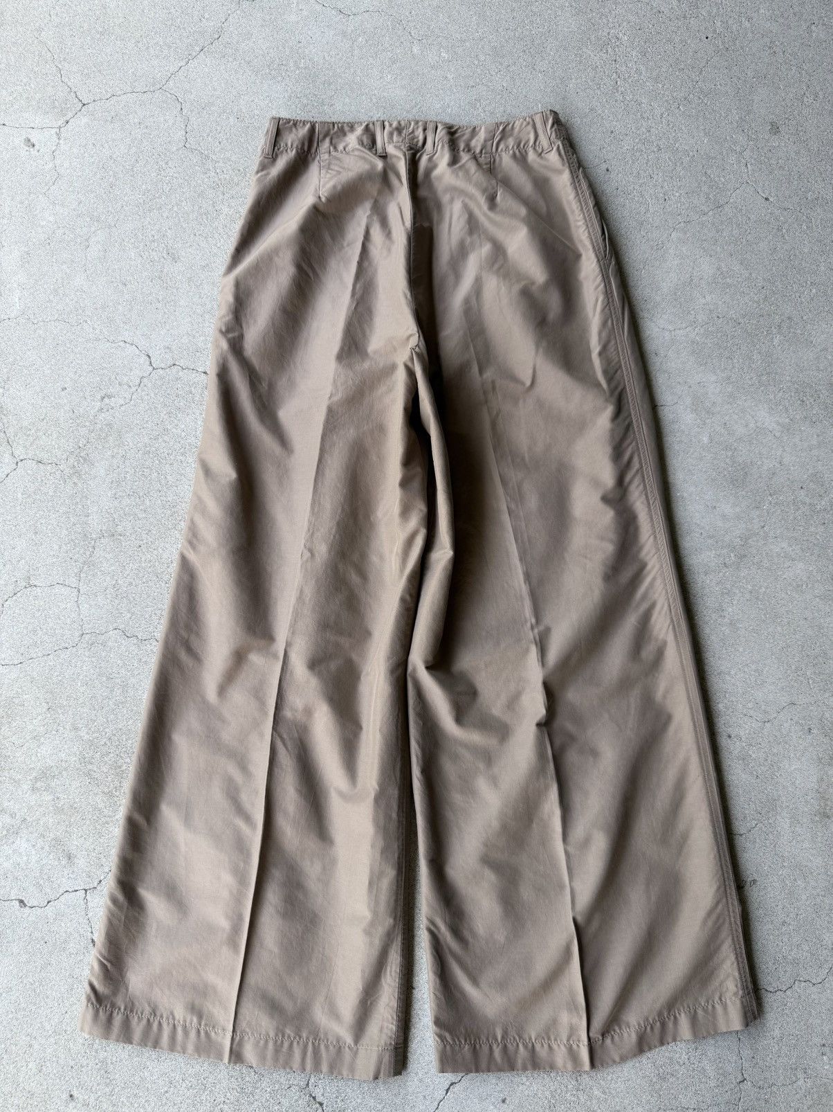 Auralee AURALEE SILK COTTON CLOTH WIDE PANTS Size US 28 / EU 44 - 2 Thumbnail