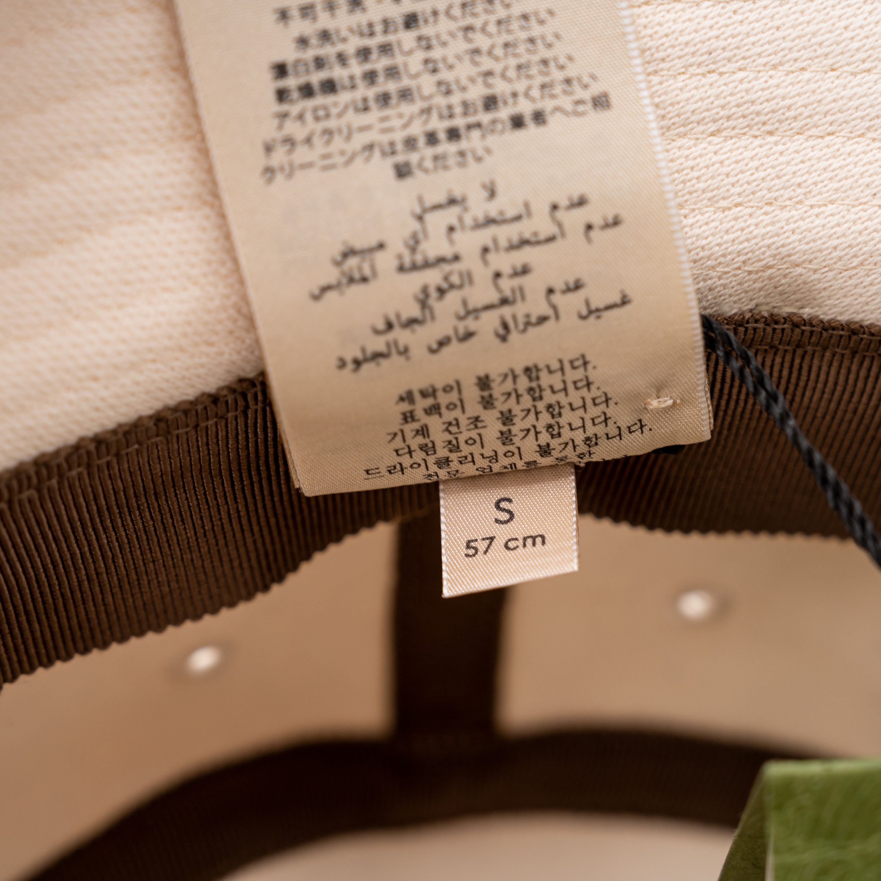 Gucci size S - Gucci Cotton Bucket Hat With Chin Strap Leather Size ONE SIZE - 6 Thumbnail