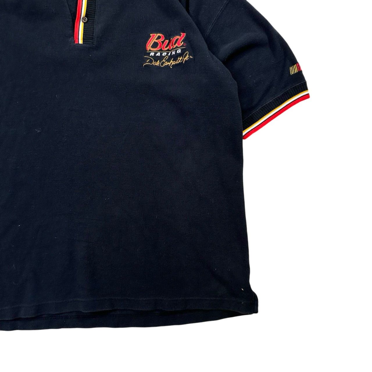 Vintage VIntage 90s Bud Racing Dale Earnhardt NASCAR Golf Polo Size US XL / EU 56 / 4 - 3 Thumbnail