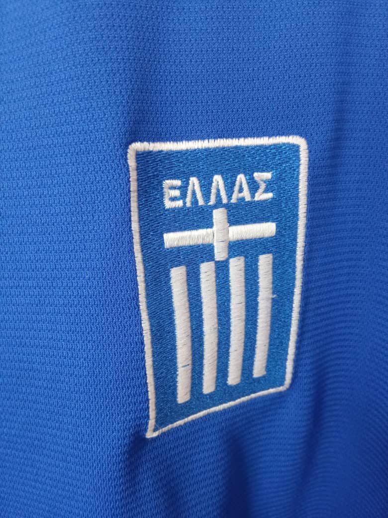 Adidas × Vintage 2004/06 ADIDAS GREECE HOME CHAMPIONS SOCCER JERSEY SHIRT Size US L / EU 52-54 / 3 - 2 Thumbnail