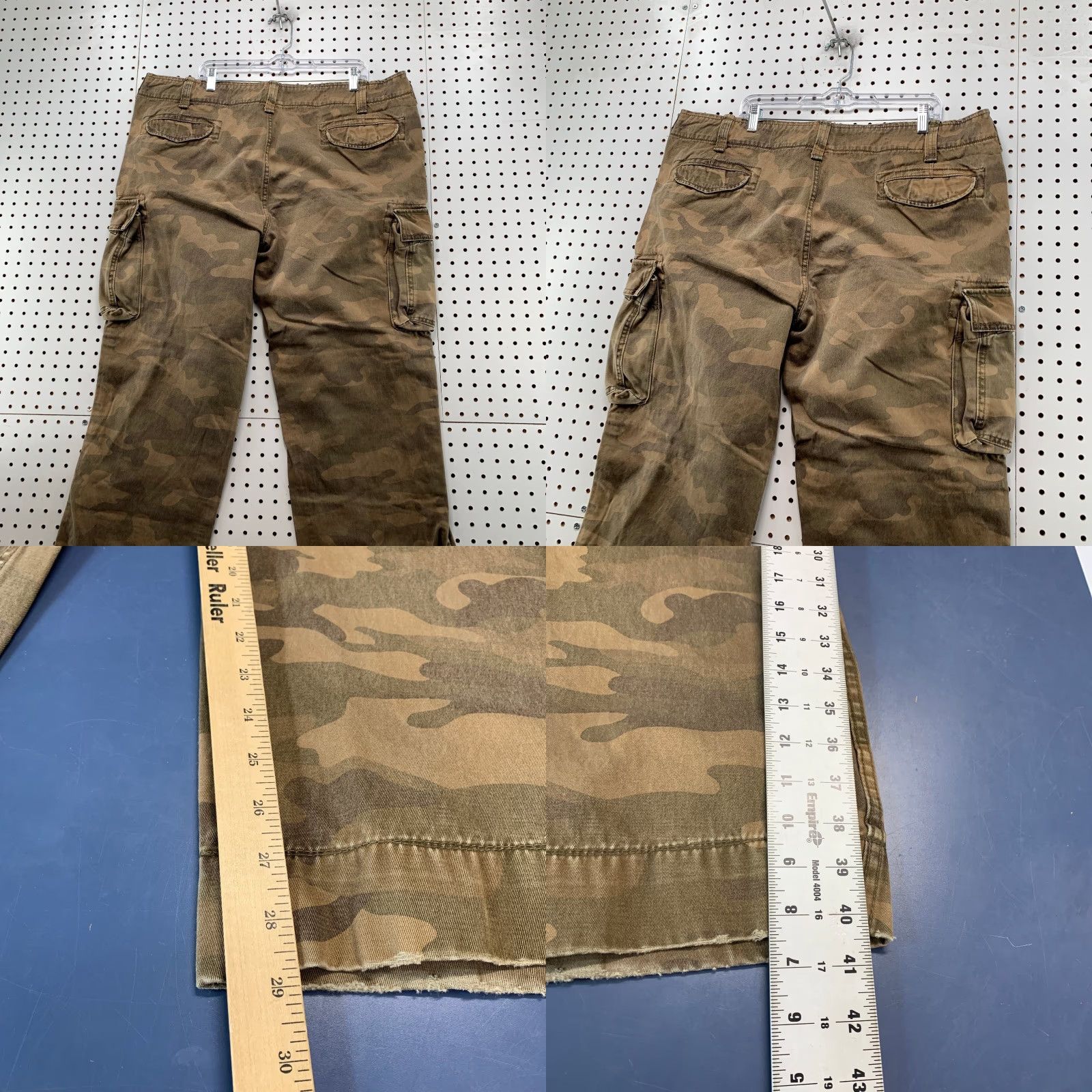 Vintage VINTAGE Cargo Camo Pants Mens 42x30 Camouflage Relaxed Microsanded Heavy Twill Size US 42 / EU 58 - 8 Thumbnail